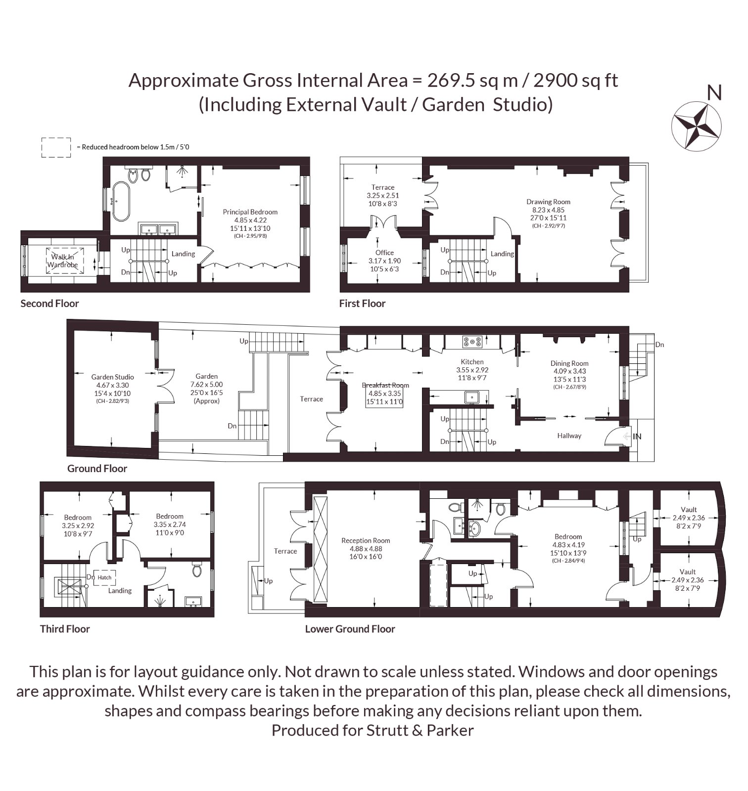 4, Brompton Square, London floorplan