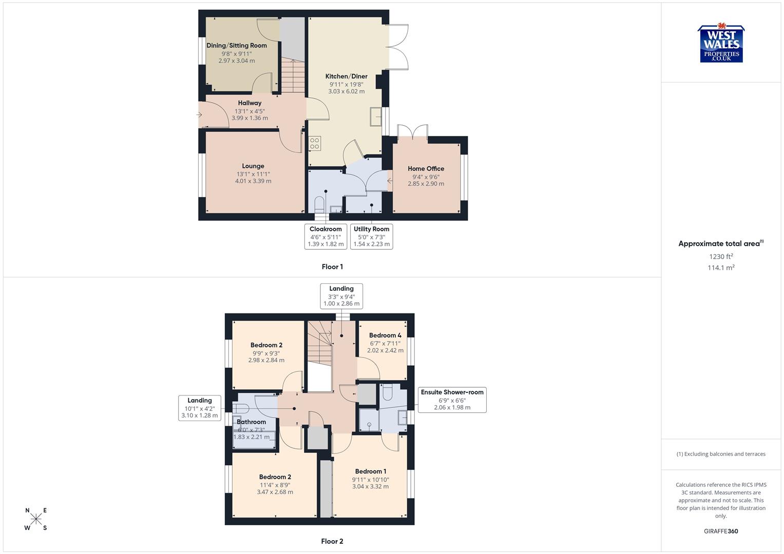 2, Maes Y Cwrt, Burry Port floorplan
