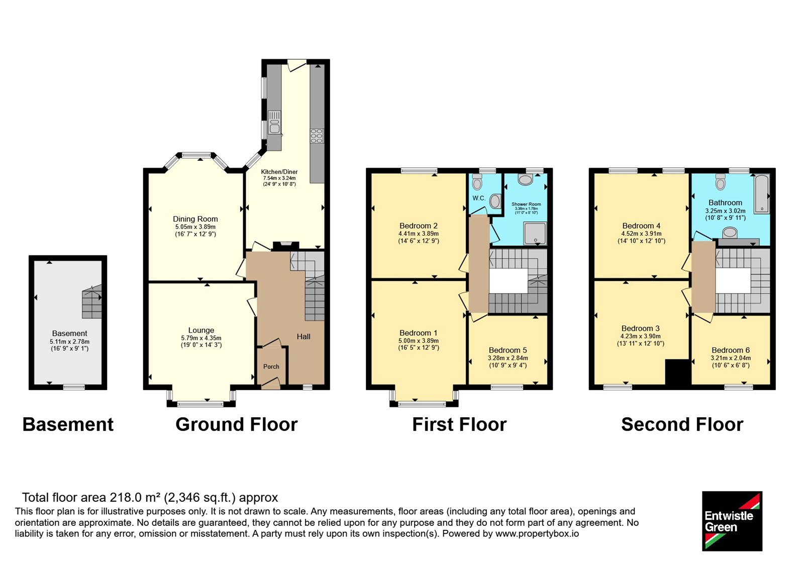 33, Bromley Road, Lancashire floorplan