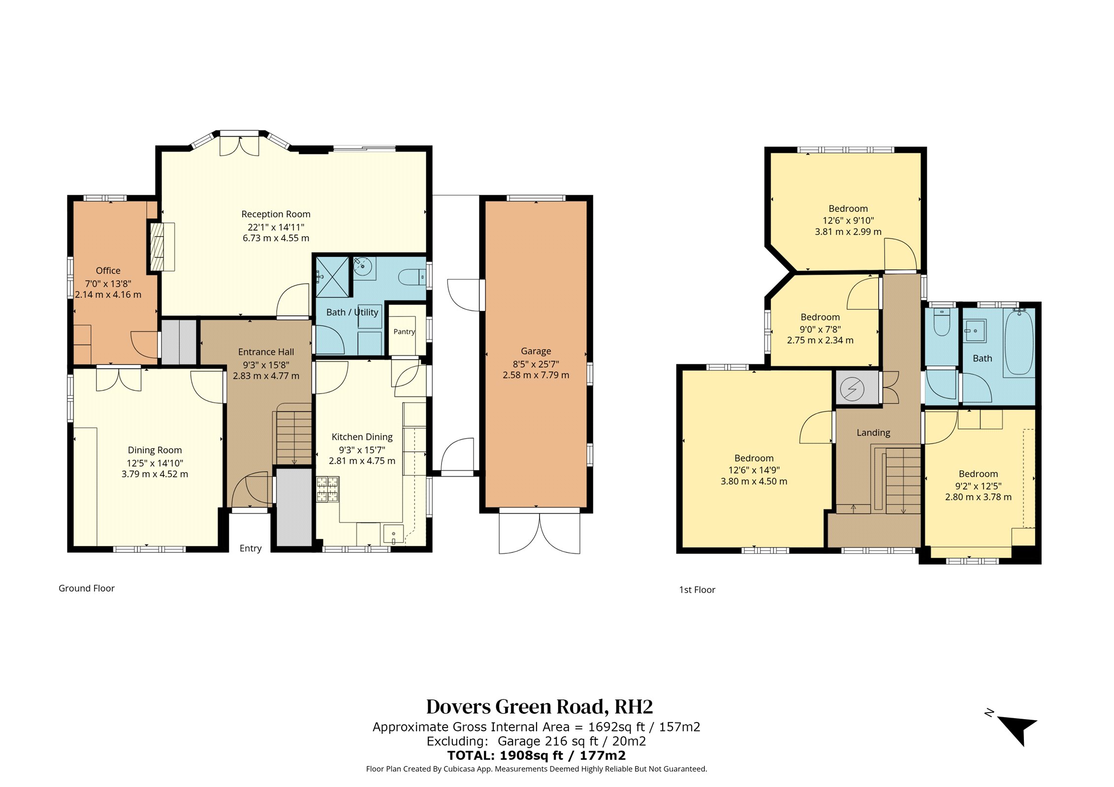 Littlehurst, 104, Dovers Green Road, Surrey floorplan