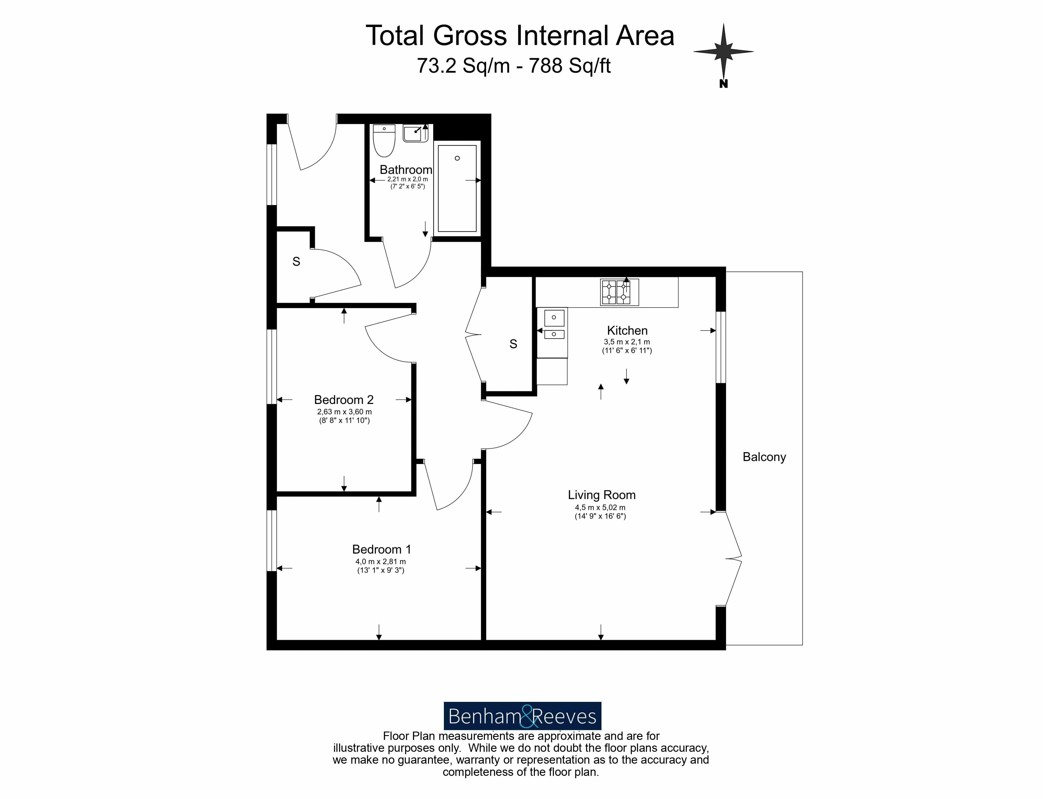 Flat 24, 49, Coxwell Boulevard, Colindale floorplan