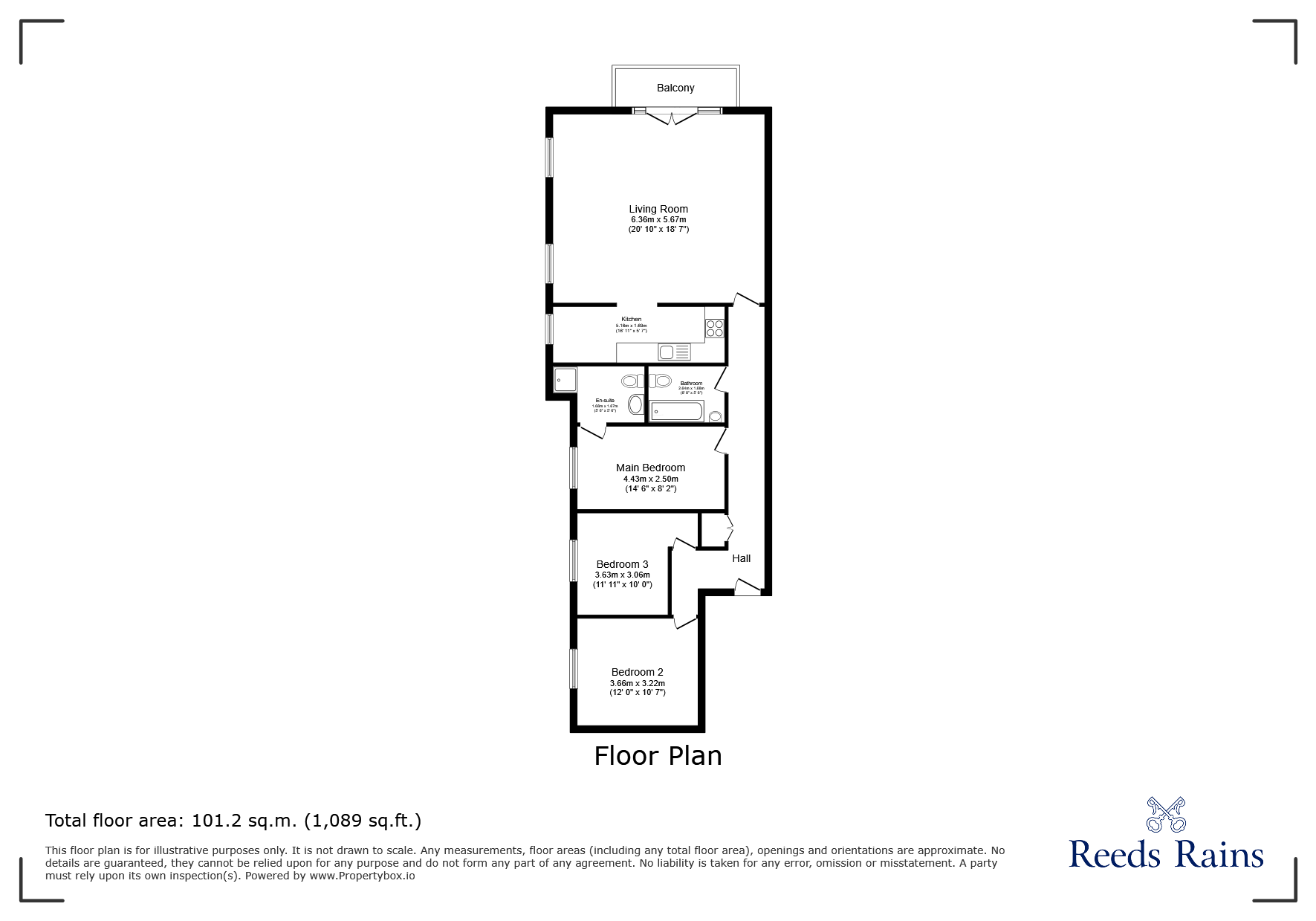 Flat 65, Centre Quay,, Lower Burlington Road, Bristol floorplan