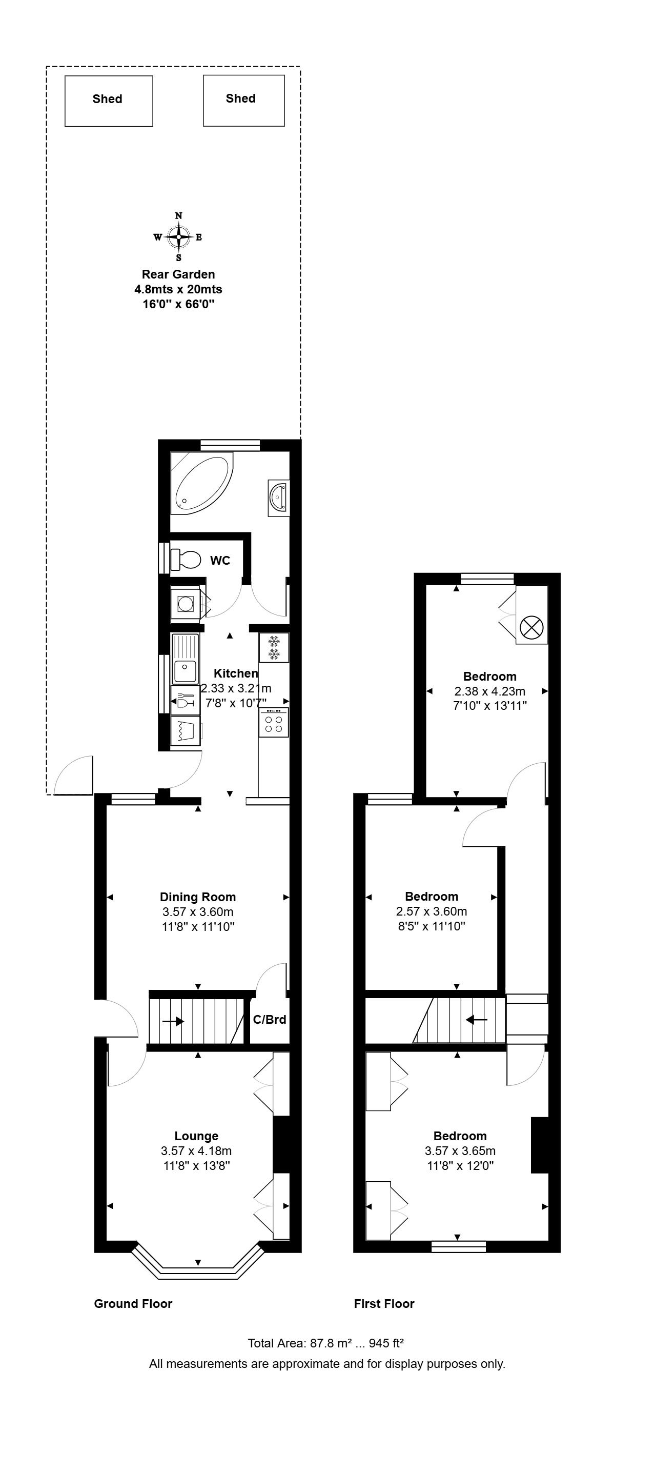8, Railway Terrace, Staines-upon-Thames floorplan