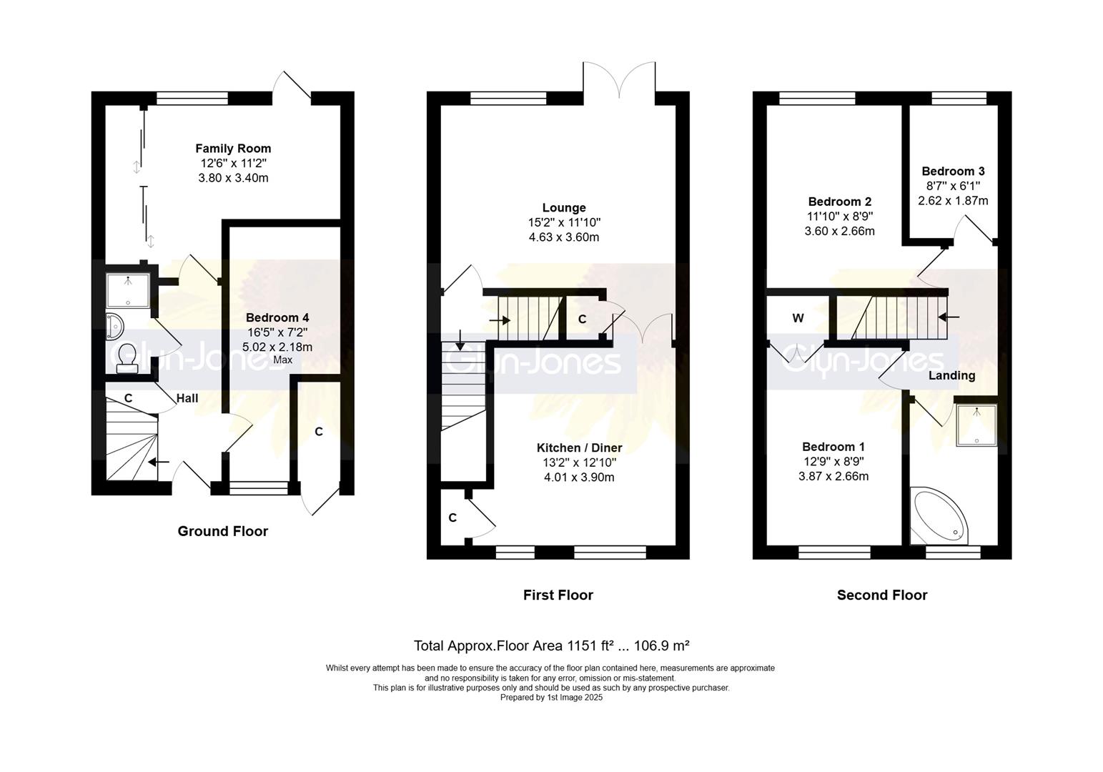 108, Dinsdale Gardens, Rustington Littlehampton floorplan