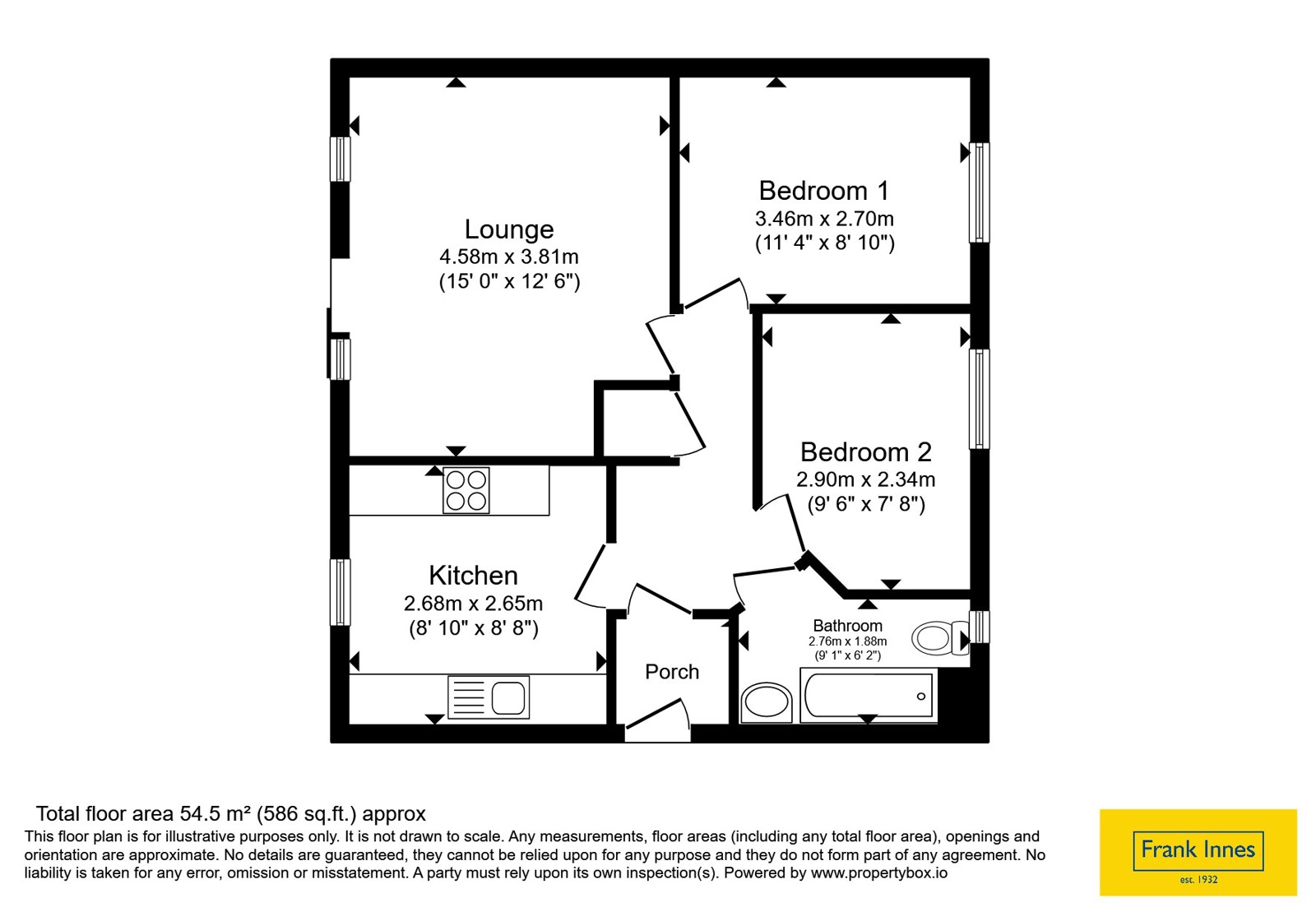 70, Oak Crescent, Leicestershire floorplan