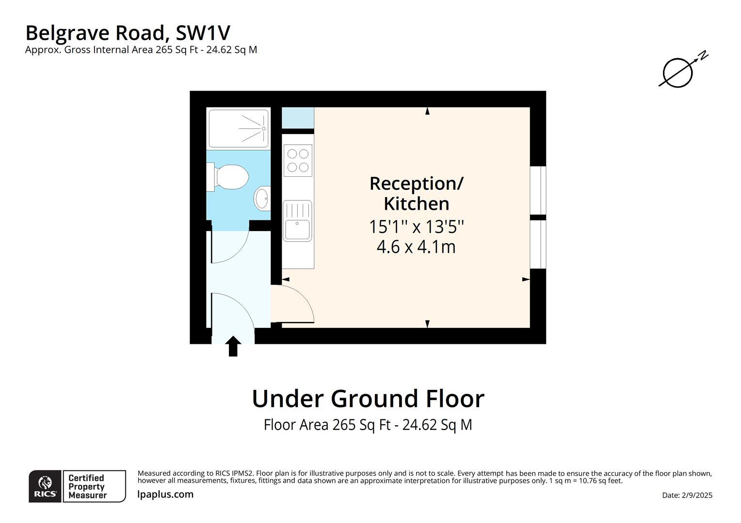 Flat 11, 116, Belgrave Road, London floorplan