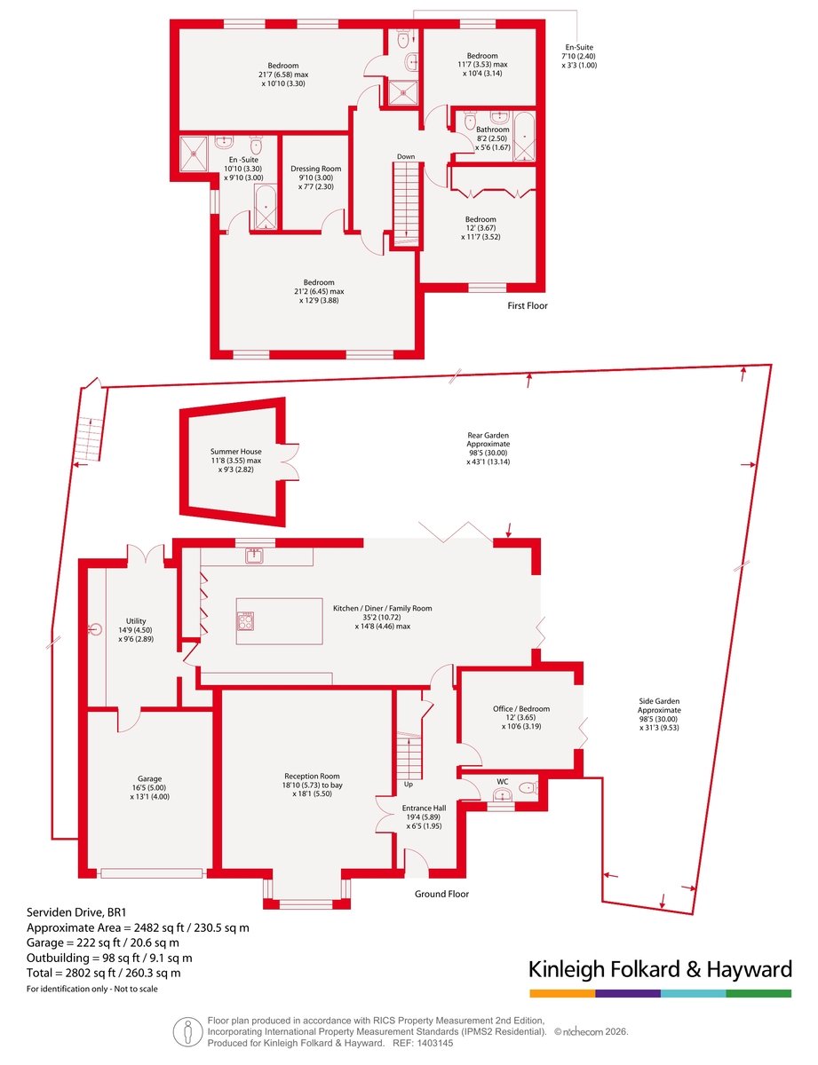 30, Serviden Drive, Bromley floorplan