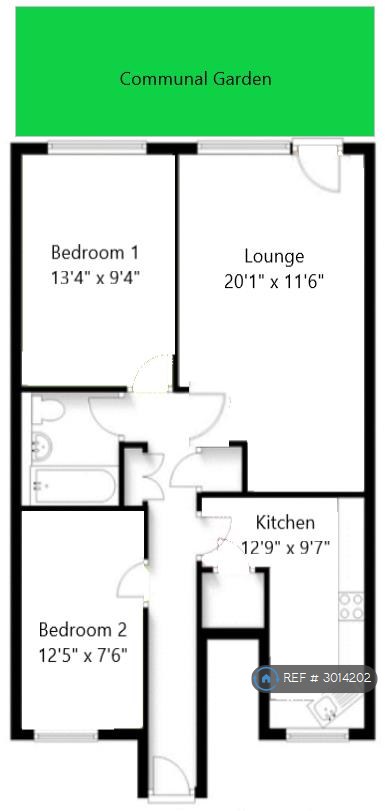 Lewins Road, Epsom floorplan