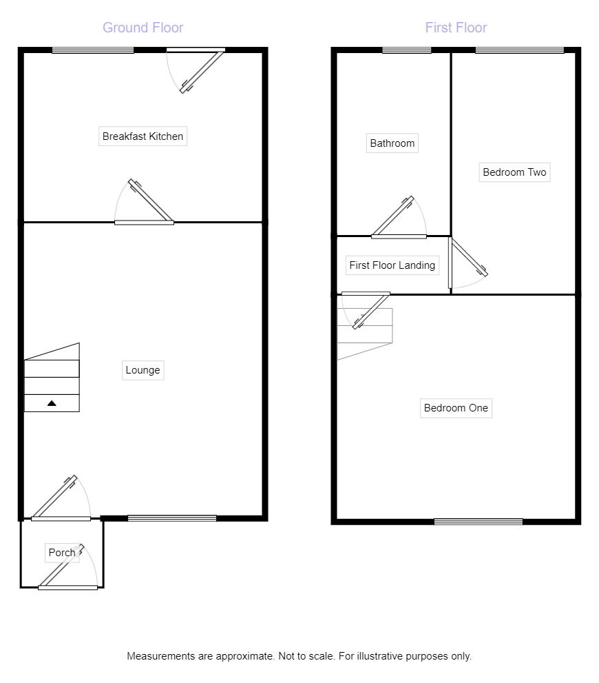 Carlton Close, Ouston, Chester Le Street DH2, 2 bedroom terraced house