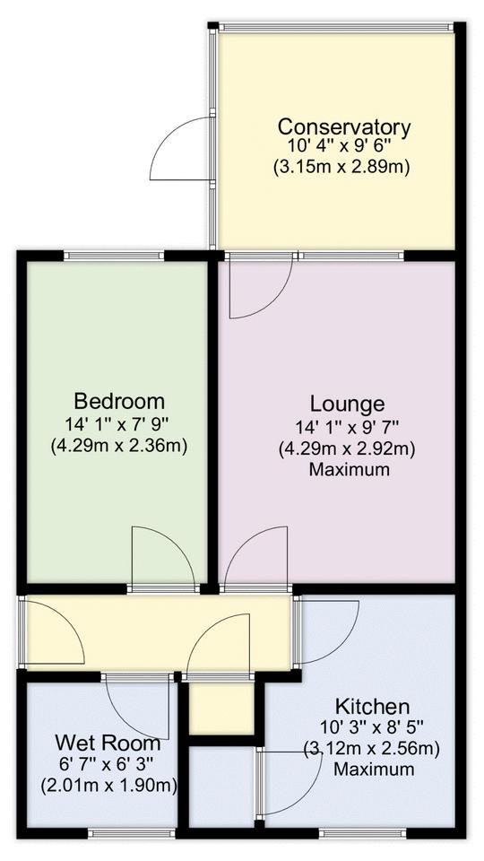44, Trafalgar Court, Fareham floorplan