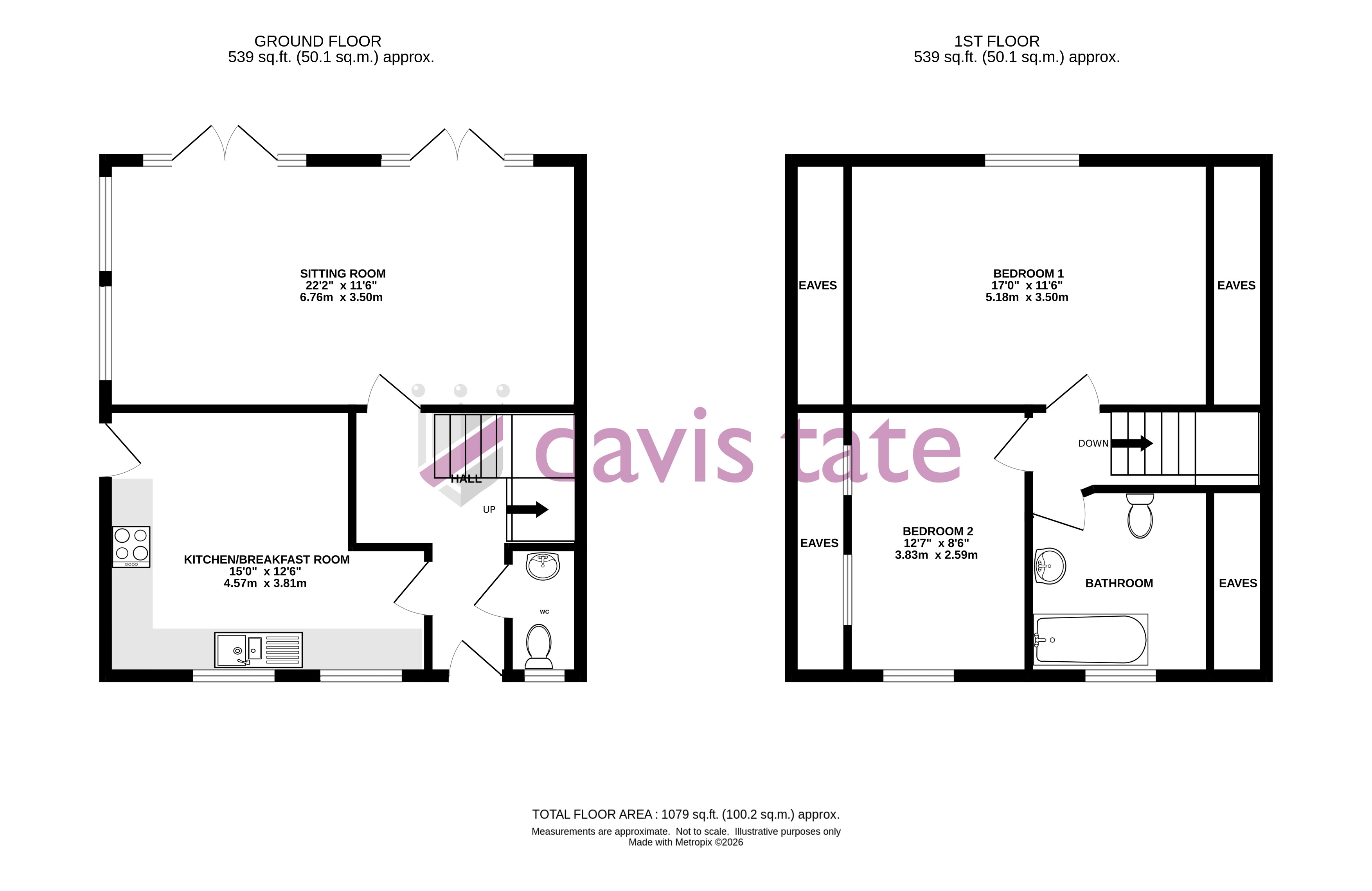 1A St. James Cottages,, Main Street, Wantage floorplan