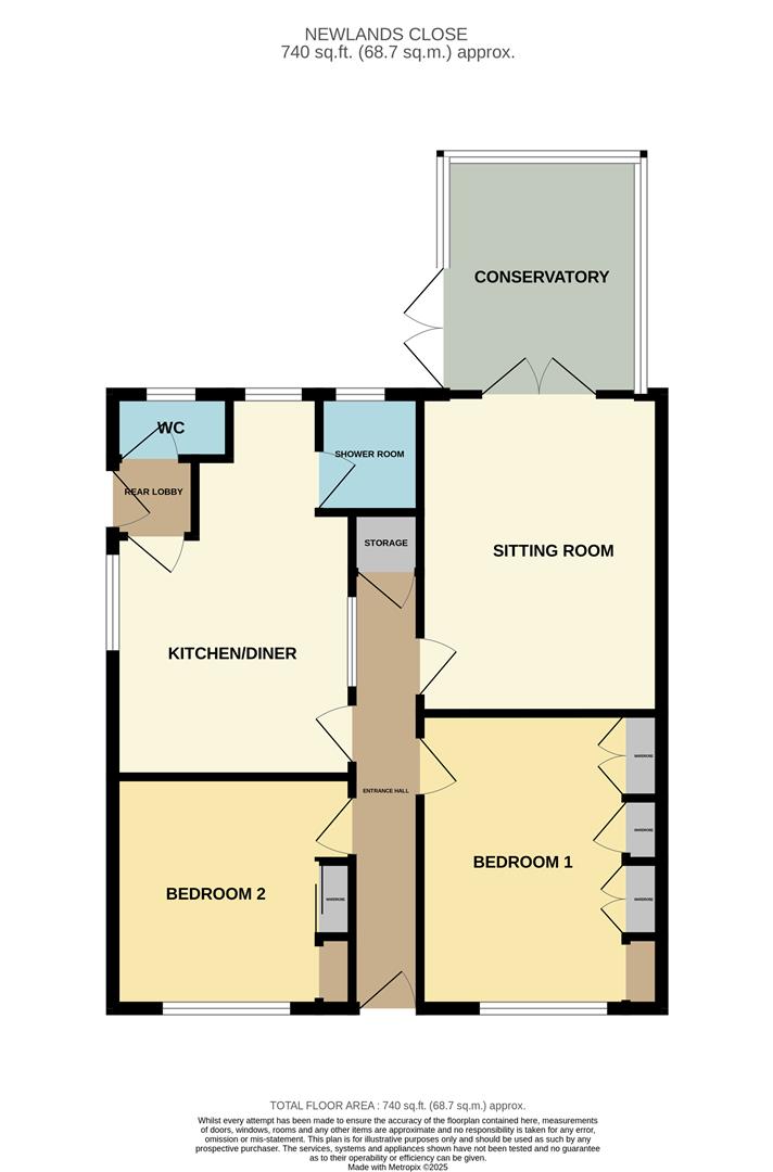 3, Newlands Close, Lowestoft floorplan