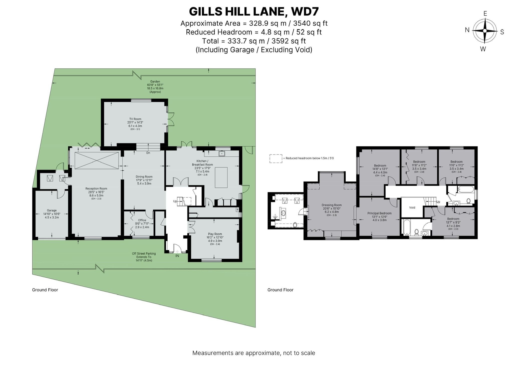Rivers House,, Gills Hill Lane, Hertfordshire floorplan