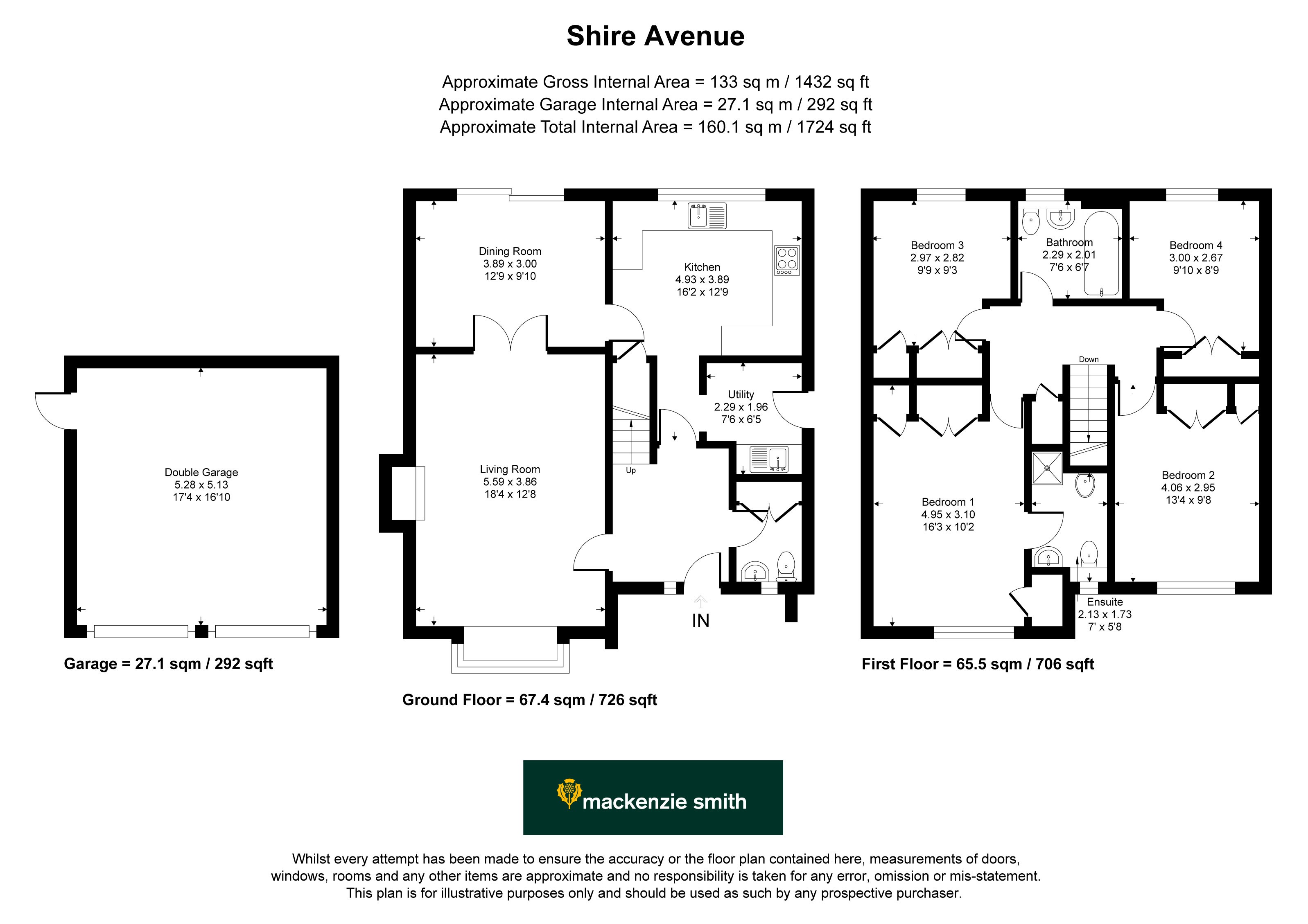 26, Shire Avenue, Hampshire floorplan