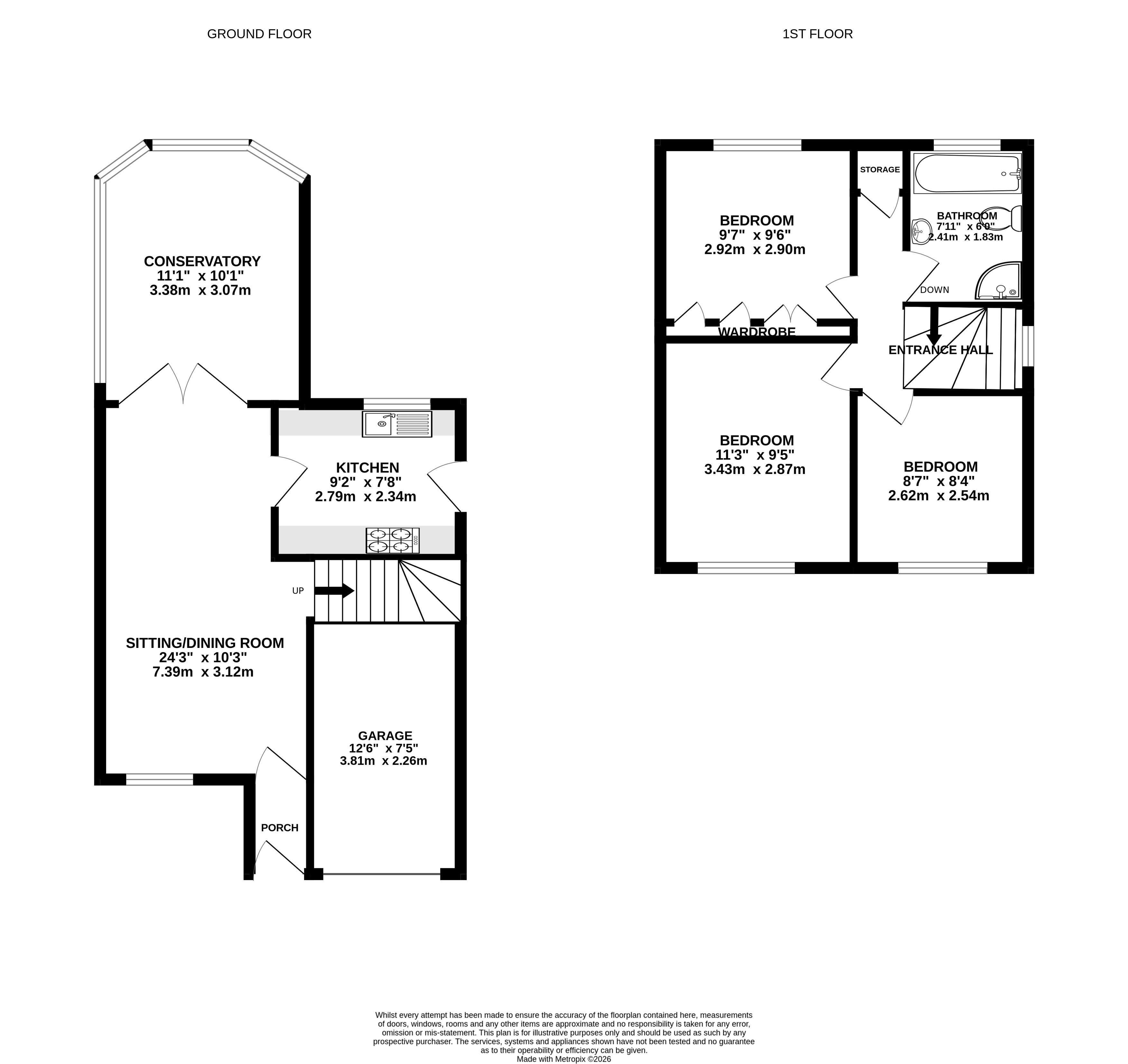 33, Calshot Way, Surrey floorplan