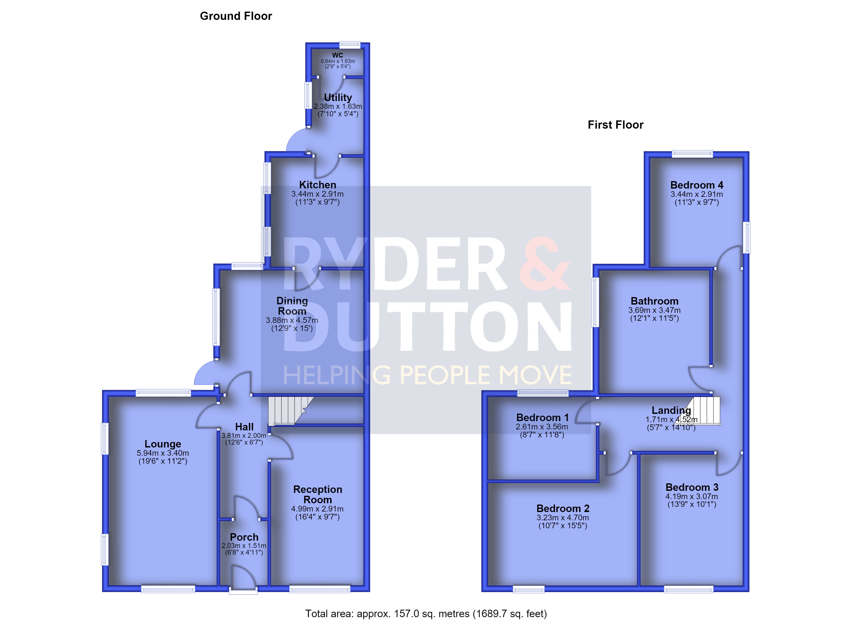 44, Falinge Fold, Rochdale floorplan