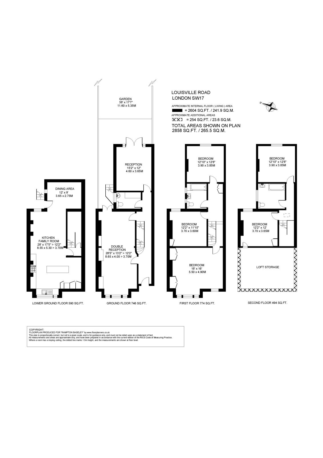 Louisville Road, SW17 floorplan
