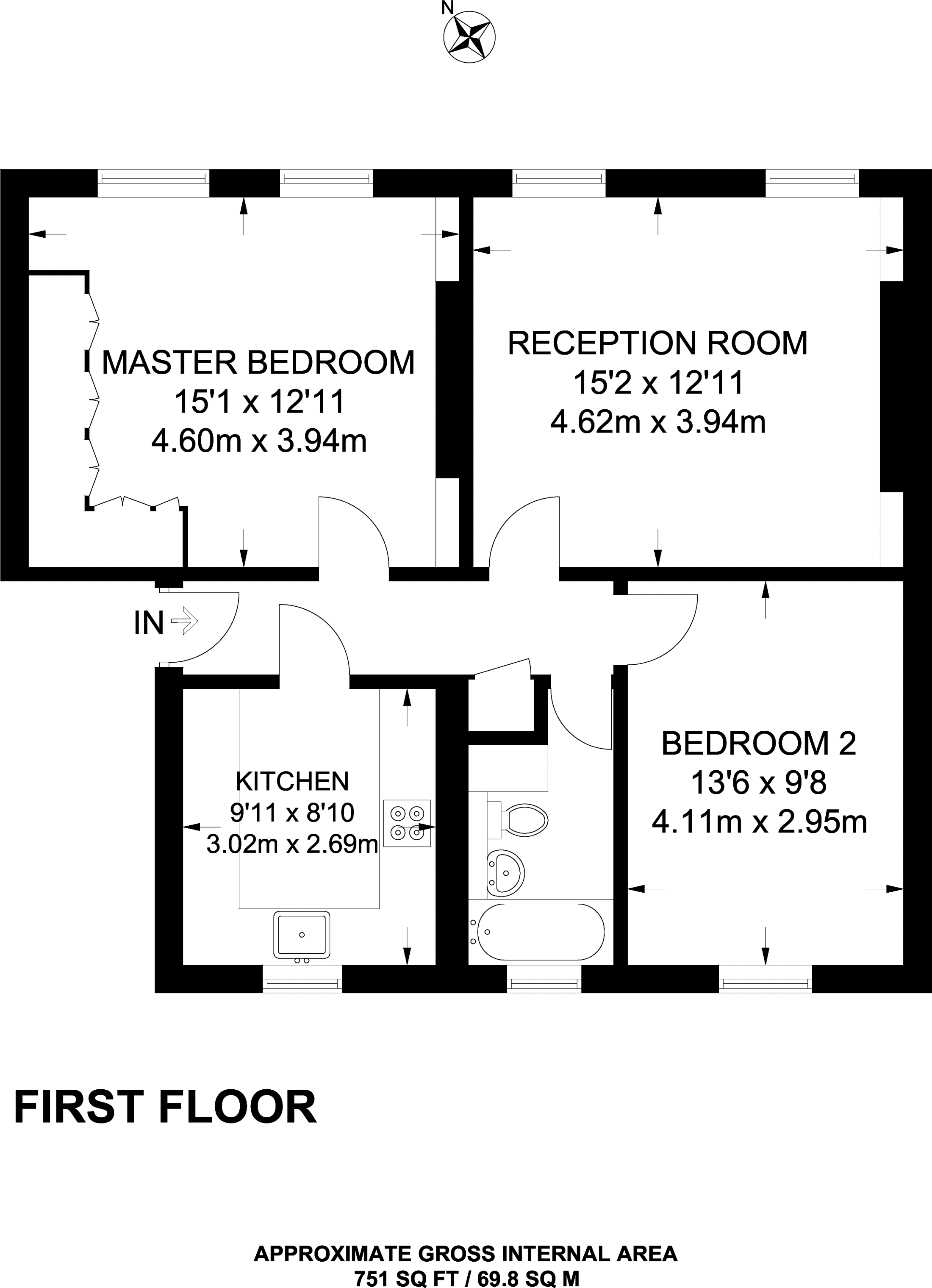 2 Bedrooms Flat to rent in Lisson Grove, Lisson Grove NW1