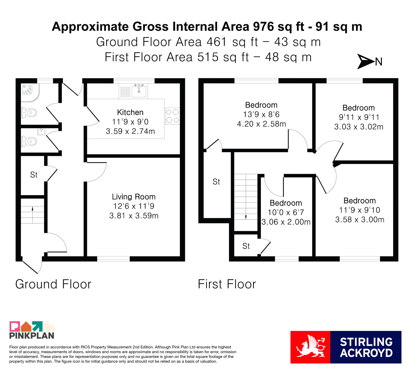82, Green Lane, Surrey floorplan
