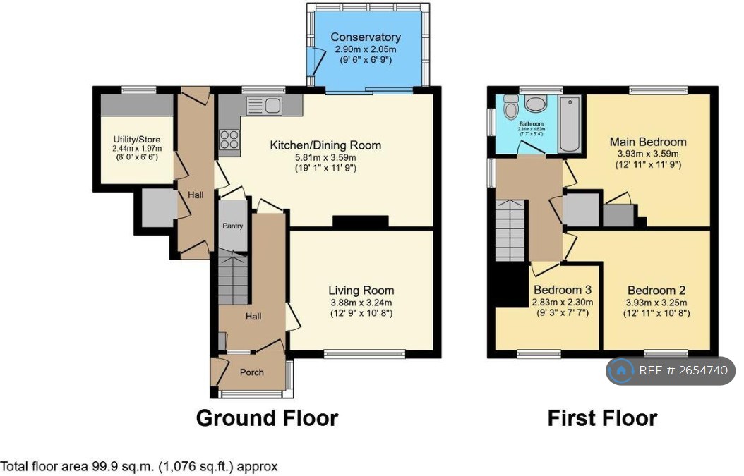 Davies Drive, Uttoxeter floorplan