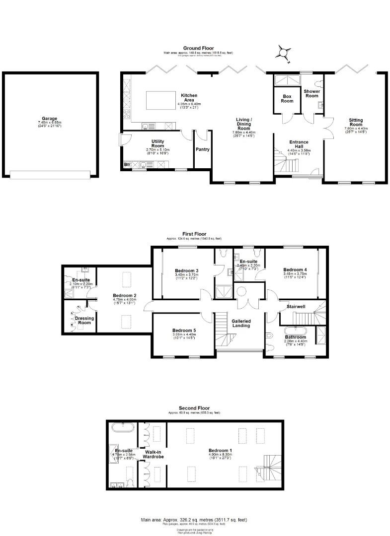 Oakhurst, Station Road, Longstanton, Cambridge floorplan