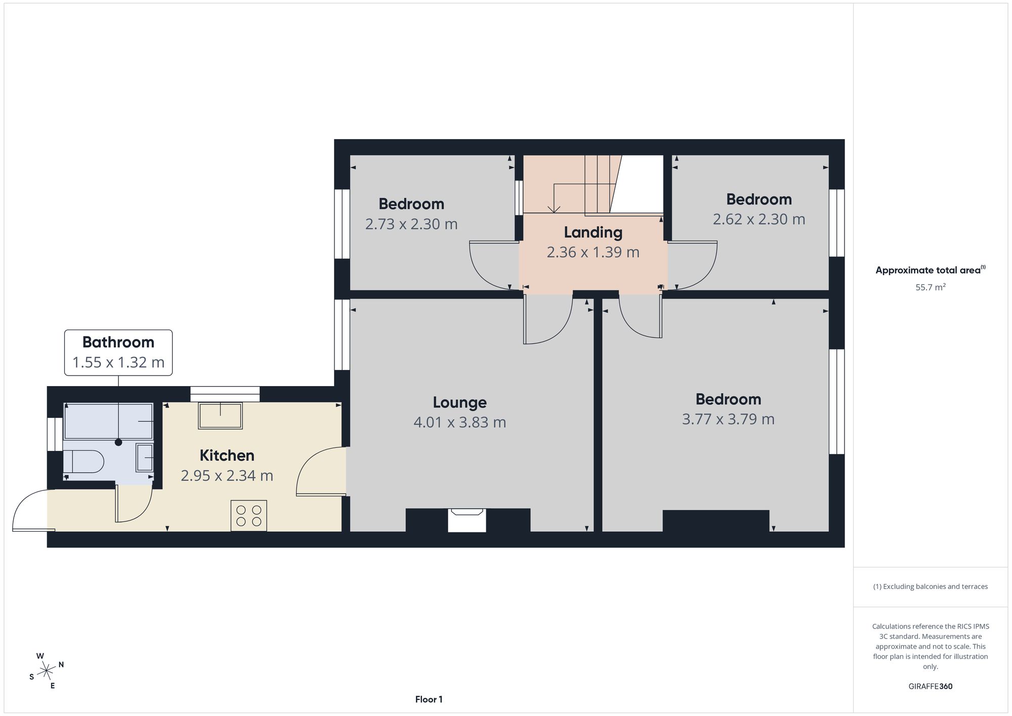 58 Chatsworth Gardens, Newcastle Upon Tyne floorplan
