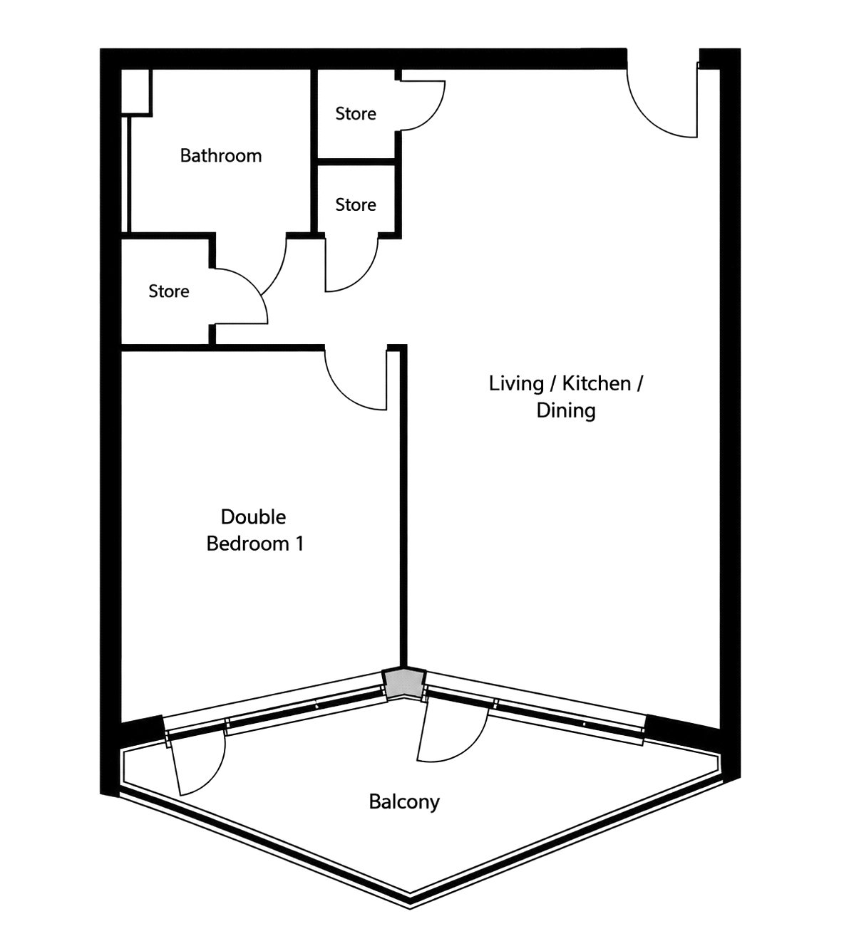 SNG SO - Flat 29, Agate Heights 98B,, Burnt Oak Broadway, Edgware floorplan
