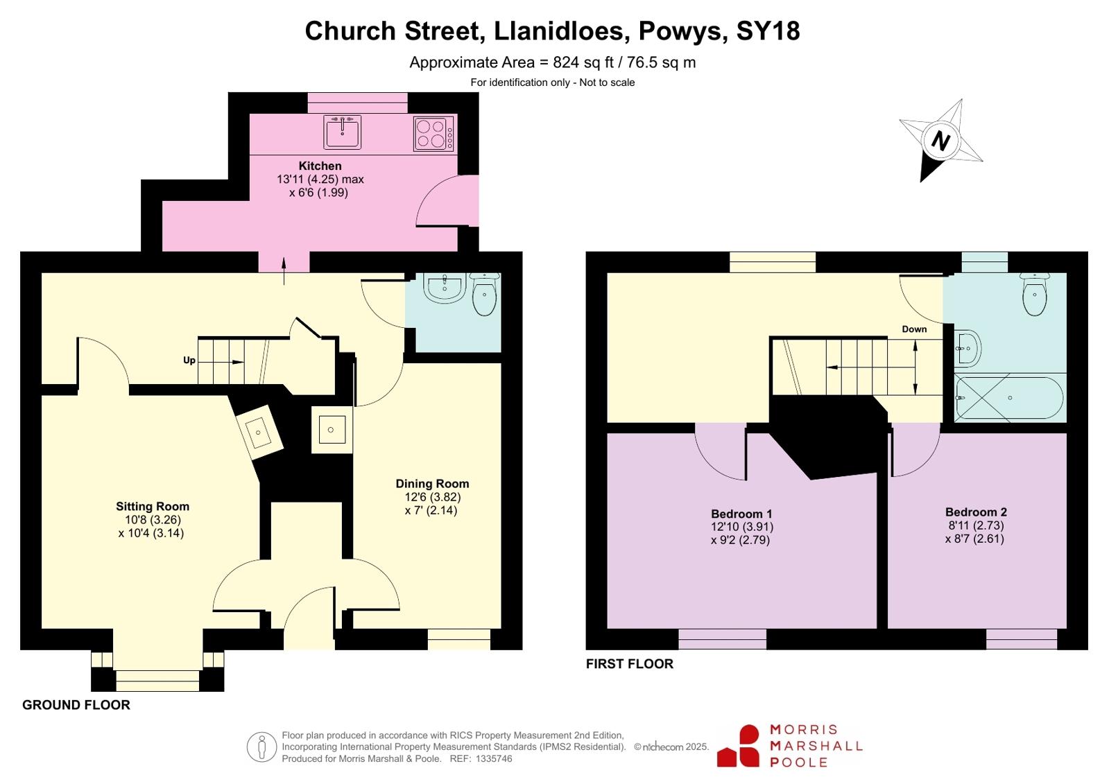 Brynawel, 16, Church Street, Powys floorplan