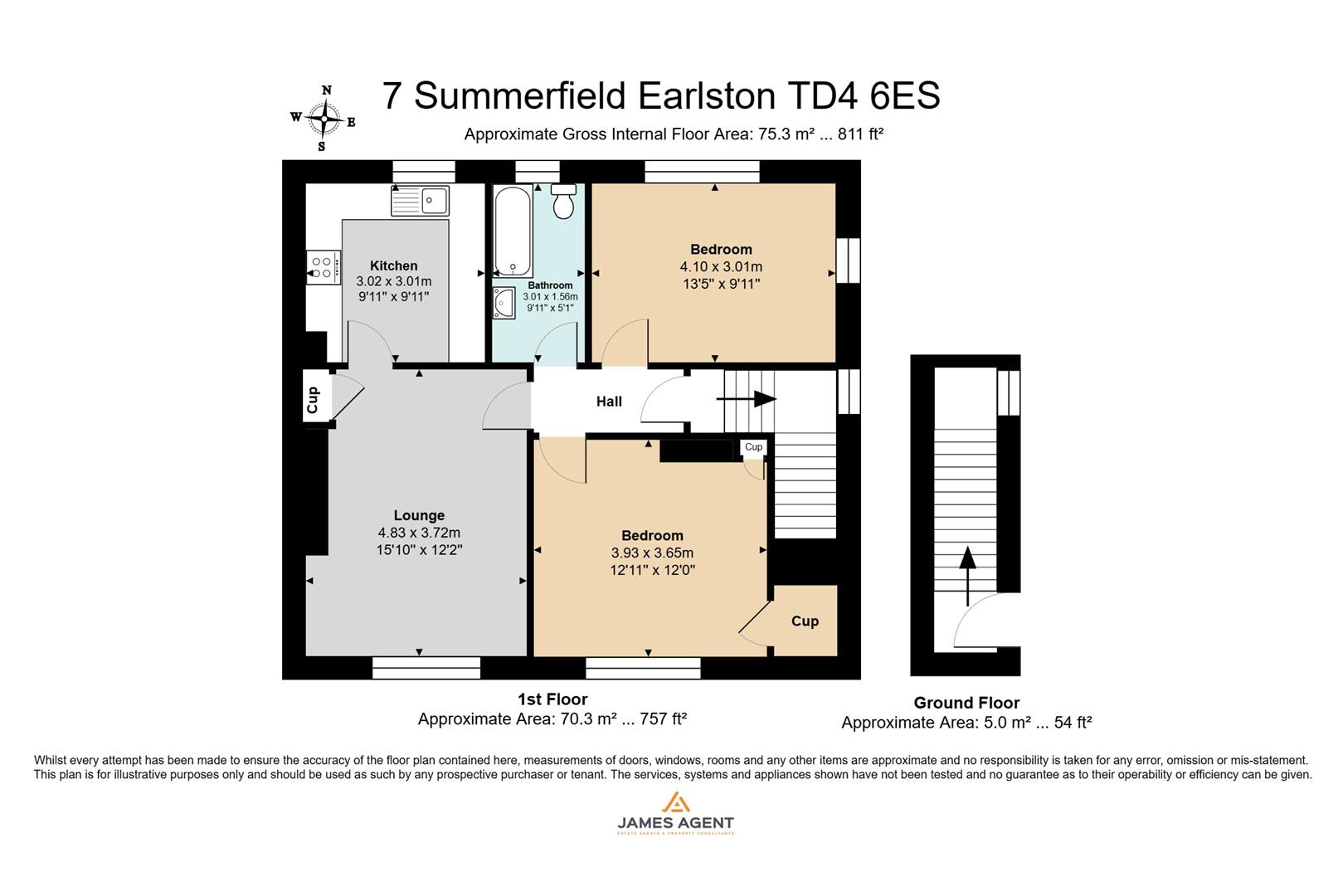 7, Summerfield, Earlston floorplan
