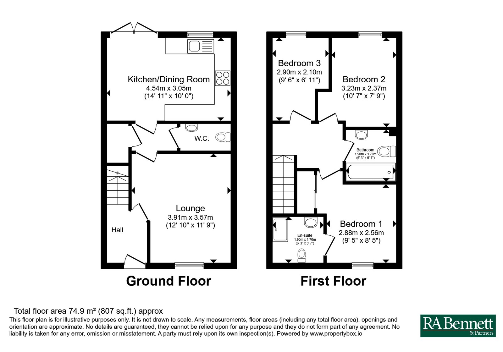39, Horton Drive, Leamington Spa floorplan