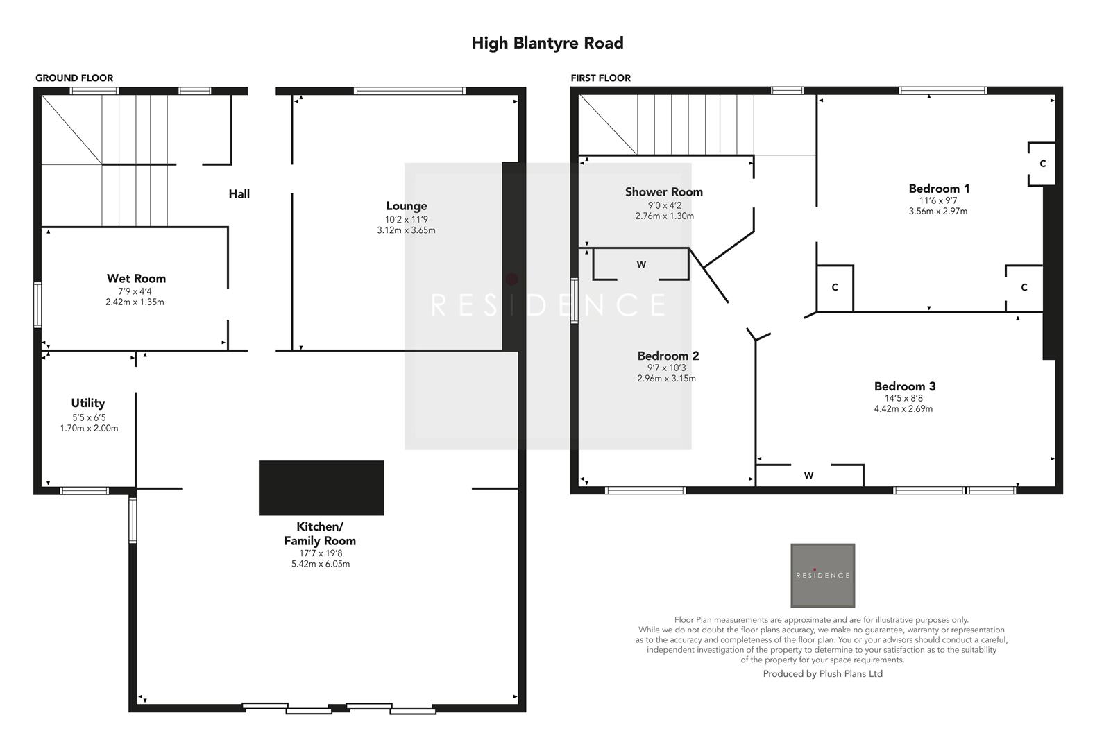 85, High Blantyre Road, Hamilton floorplan