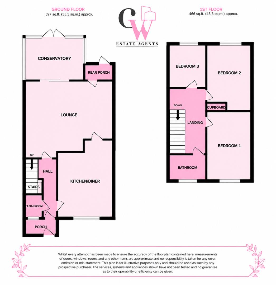 10, St. Chads Fields, Winsford floorplan
