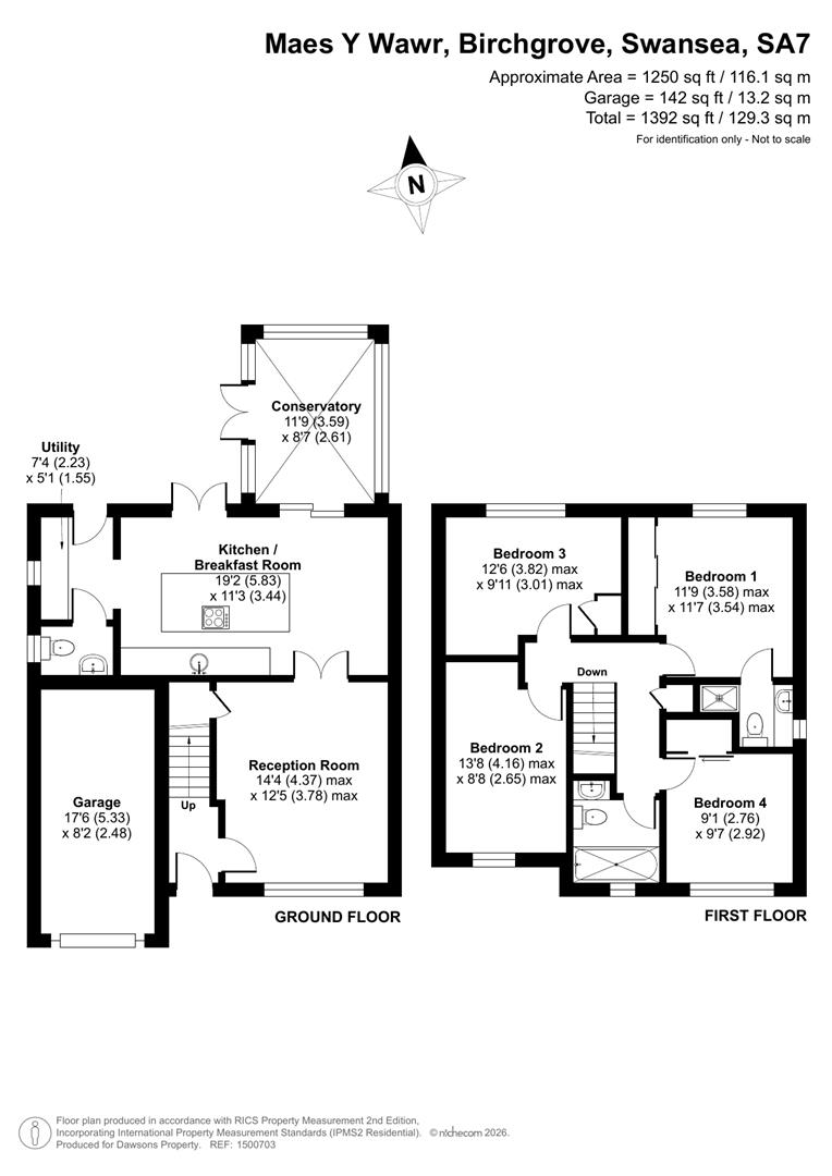 26, Maes Y Wawr, Swansea floorplan