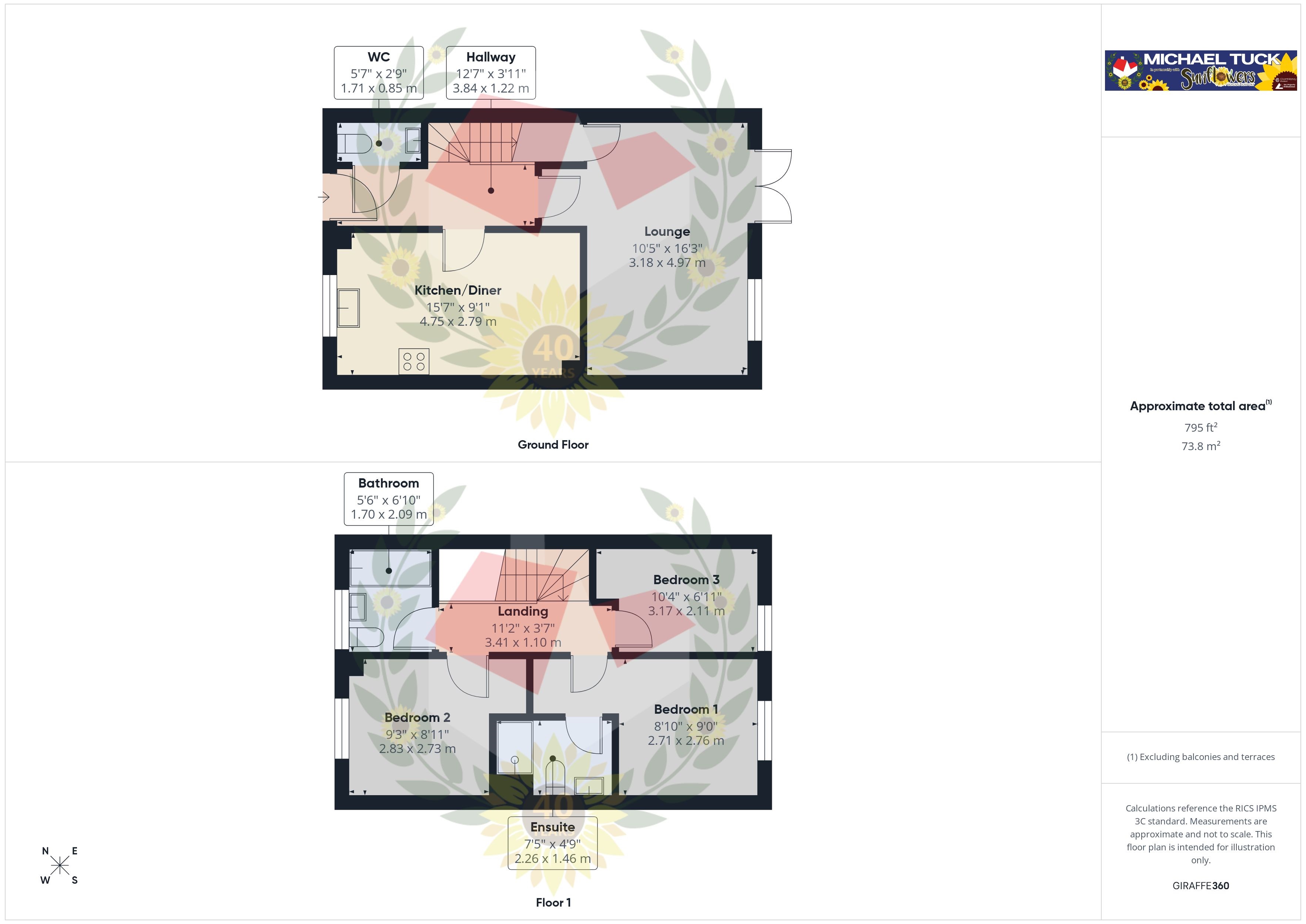 15, Rudge Close, Gloucester floorplan