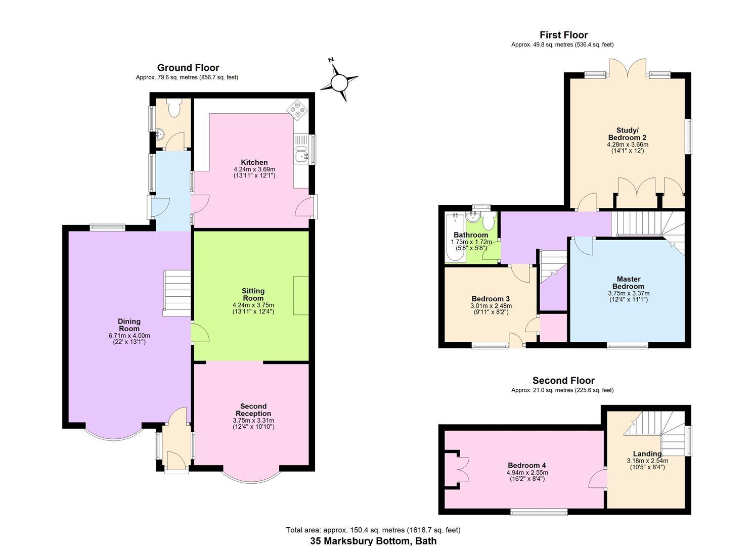 35, Marksbury, Bath floorplan