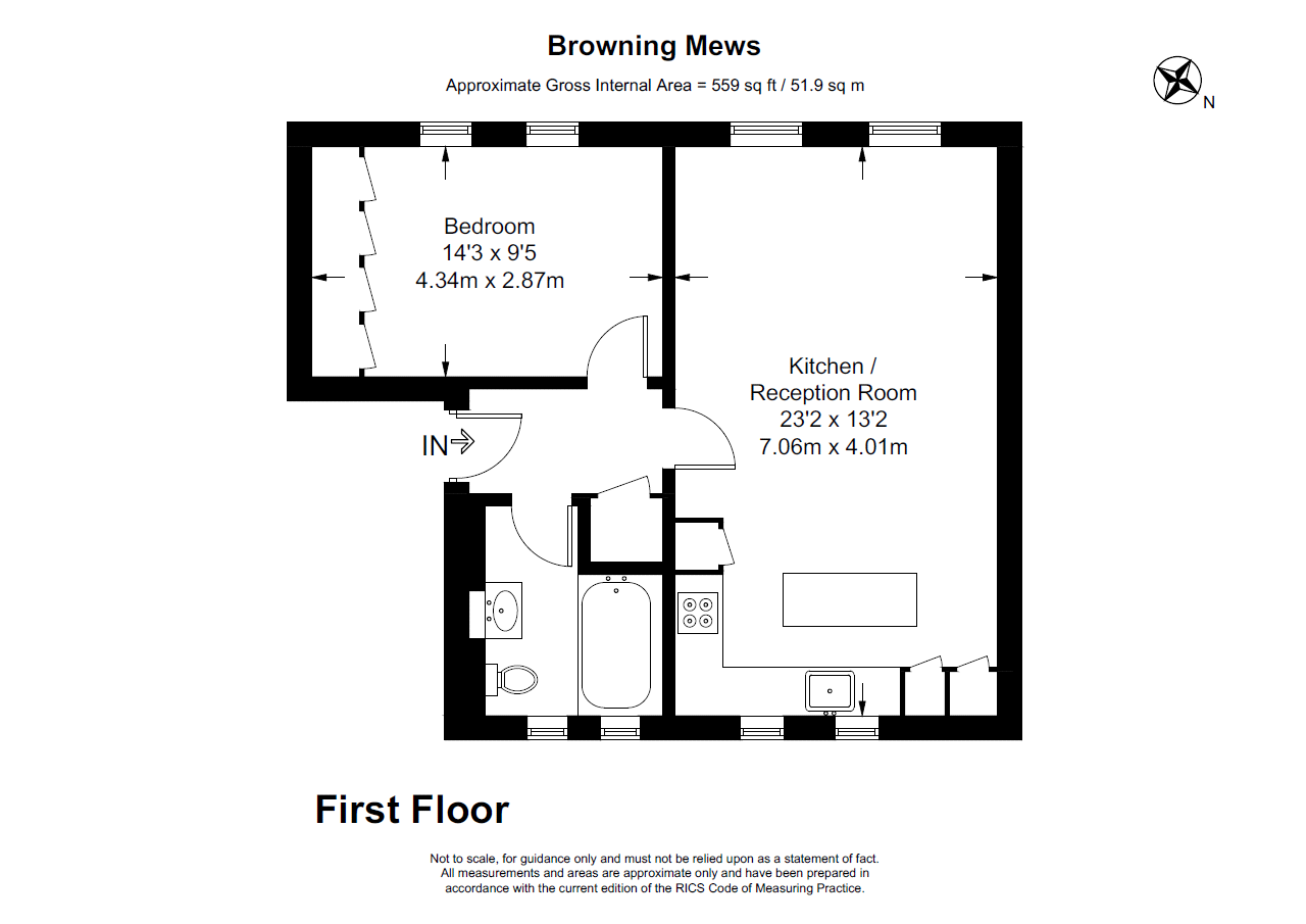 1 Bedrooms Flat to rent in Browning Mews, Marylebone, London W1G