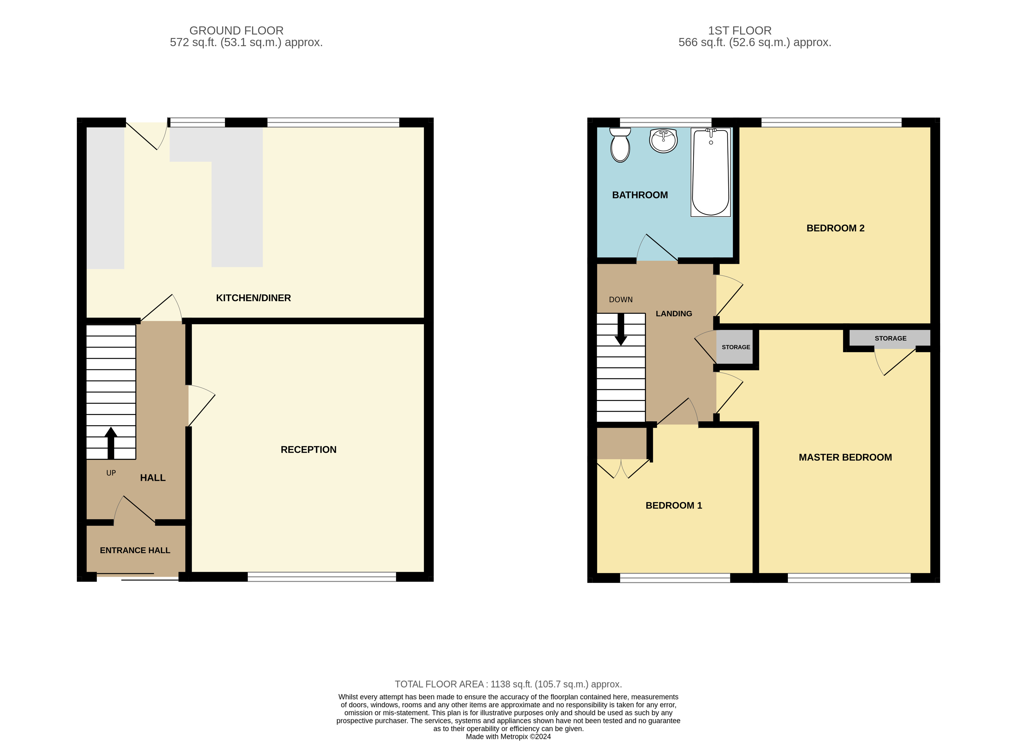 115, Farnham Road, Durham floorplan