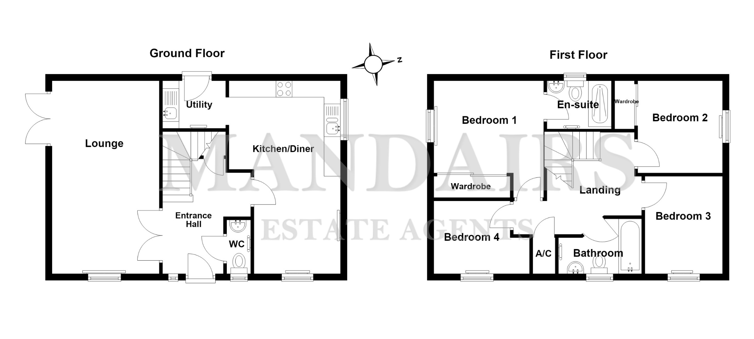 34 Violet Way, Peterborough floorplan