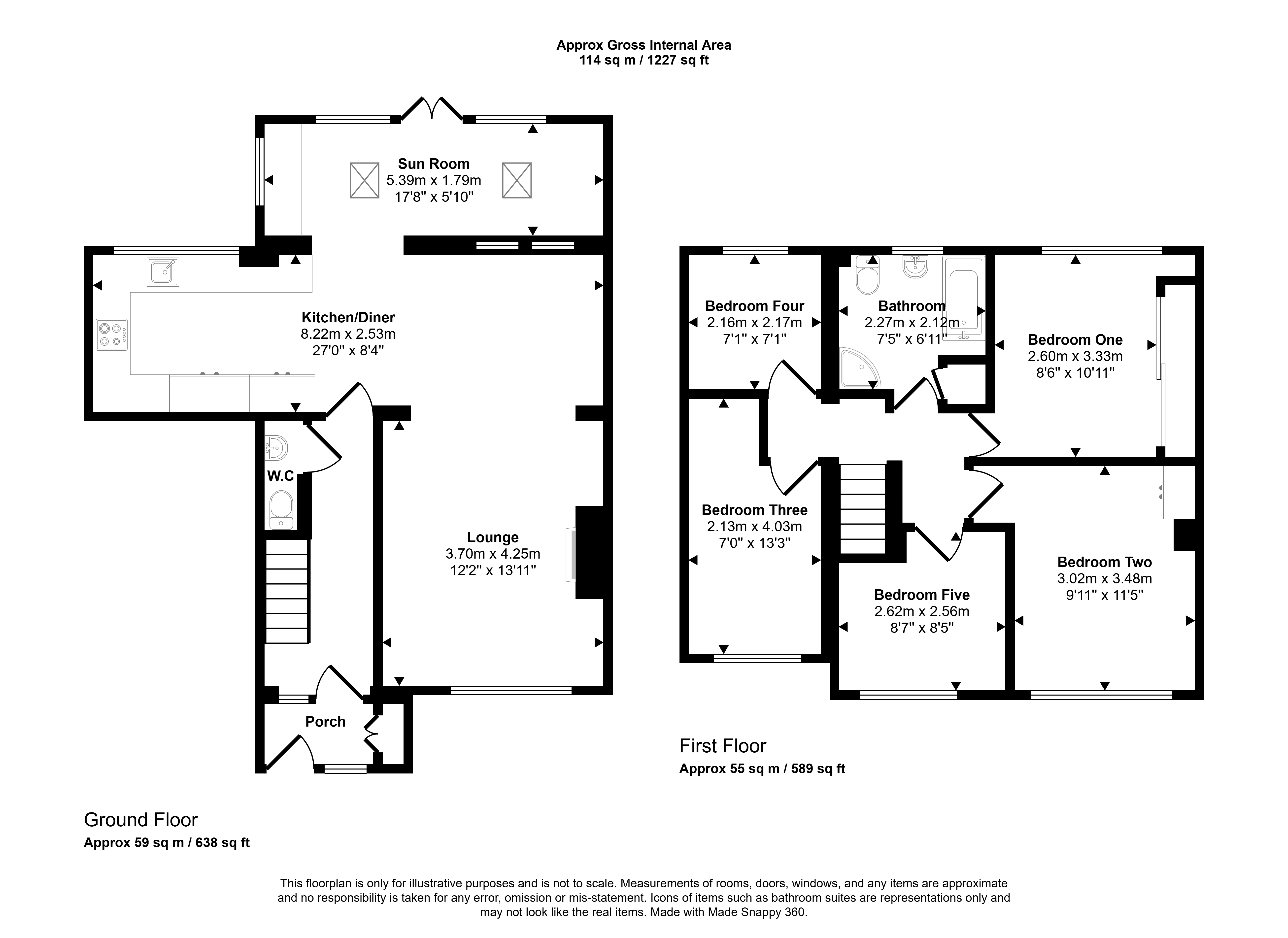 42, Alder Close, Houghton Le Spring floorplan