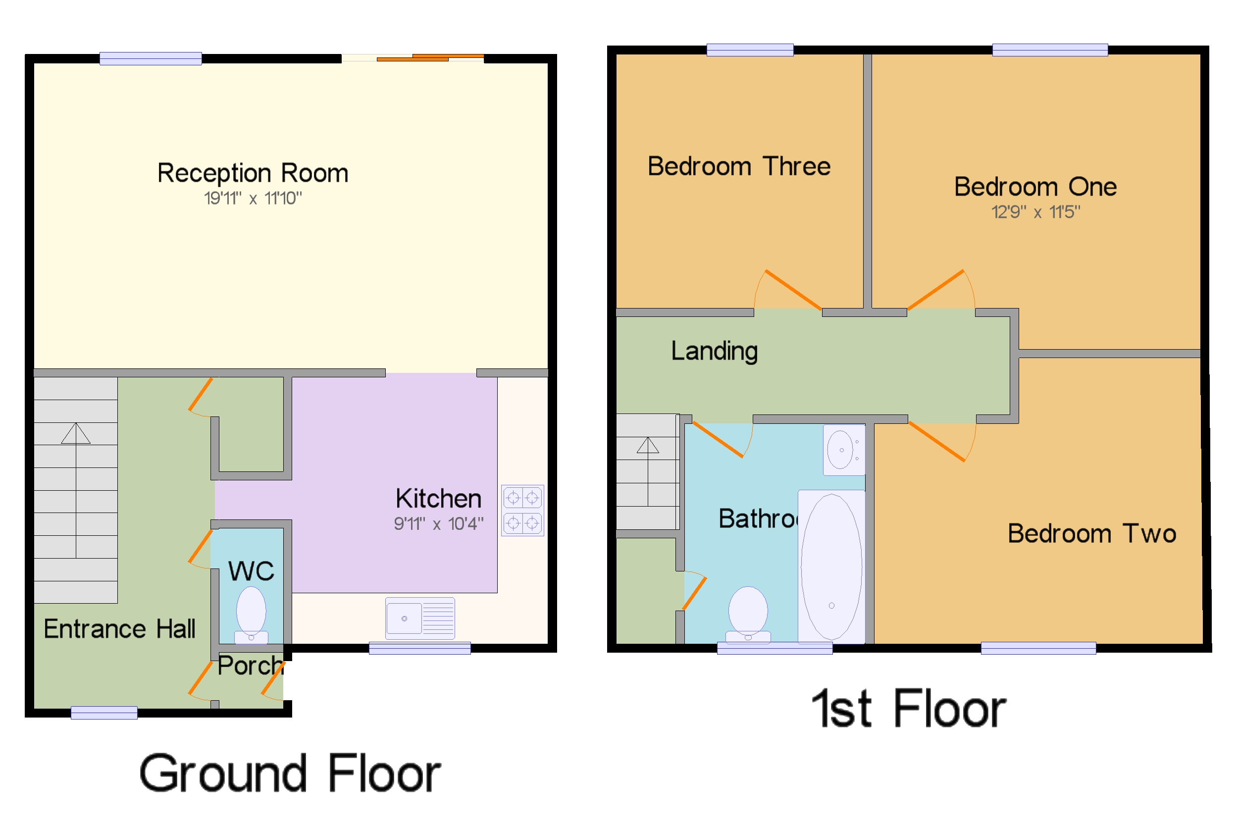 Brierley, Fieldway, New Addington, Croydon CR0, 3 bedroom terraced