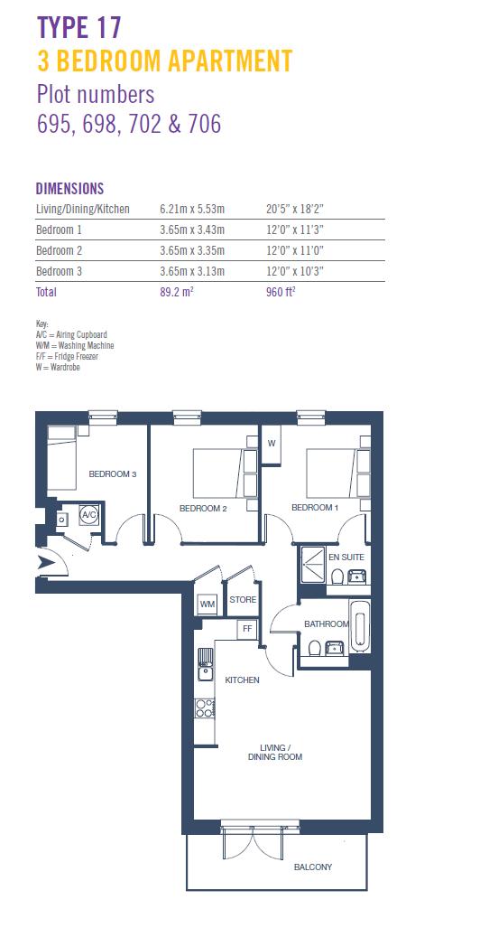 Handley Page Road, Barking floorplan