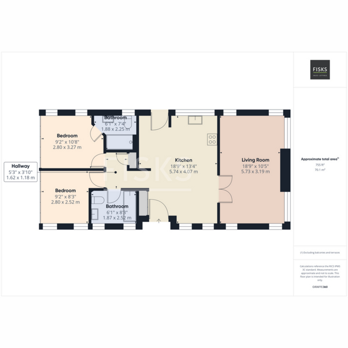 22, Coral Drive, Canvey Island floorplan