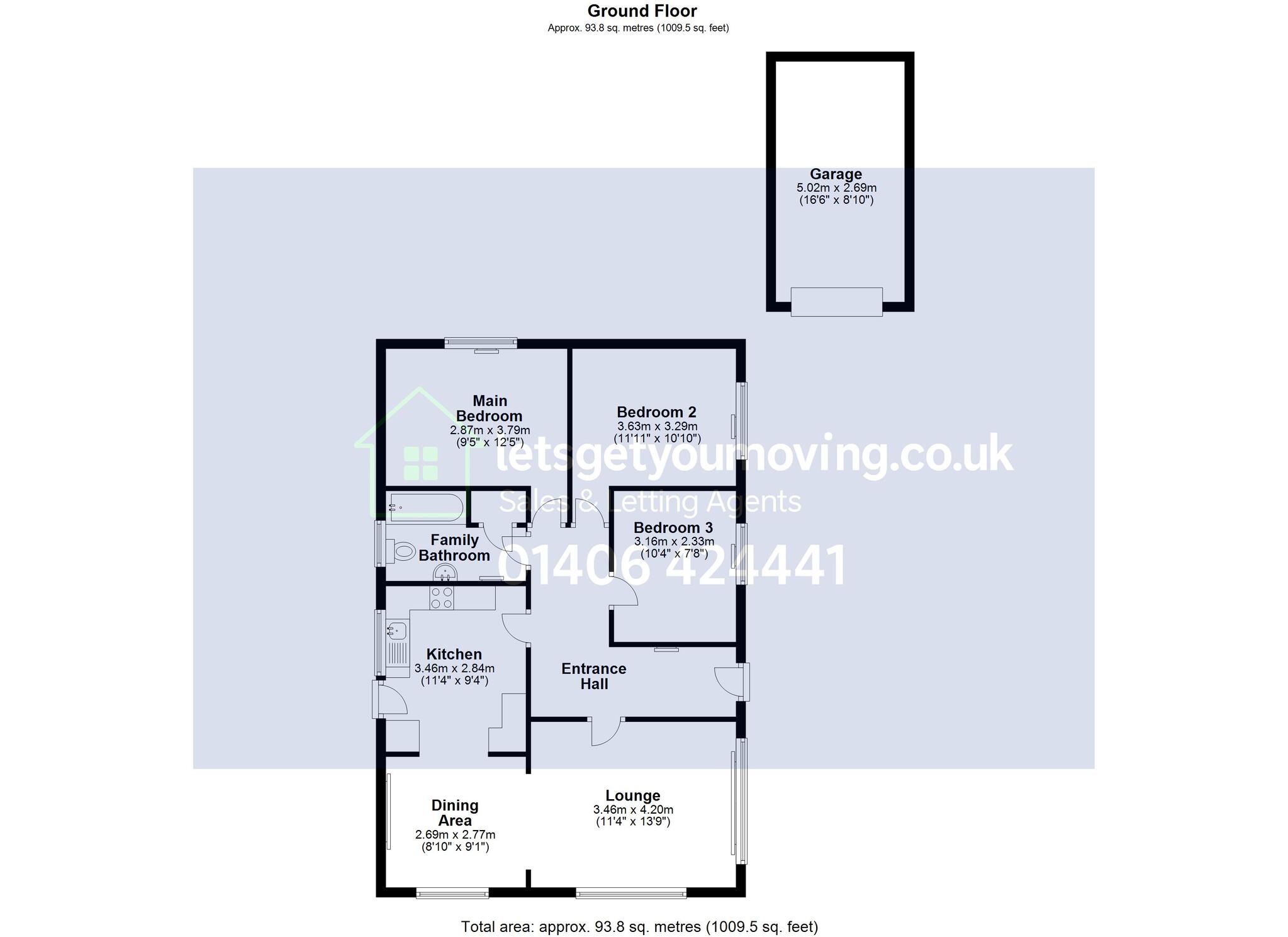 47 Malting Lane, Donington floorplan