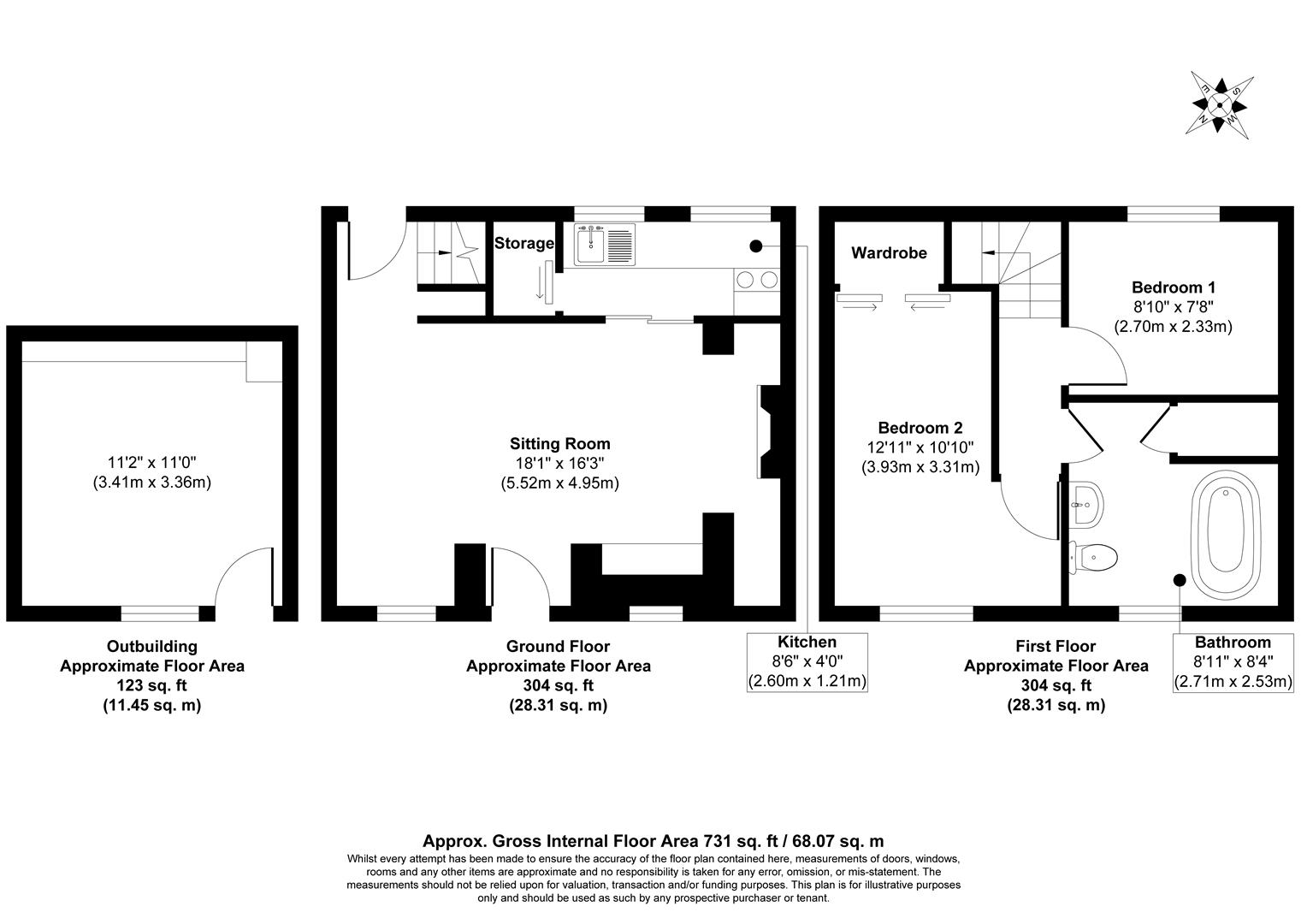 Toad Hall Cottage, Manor Road, Sulgrave floorplan