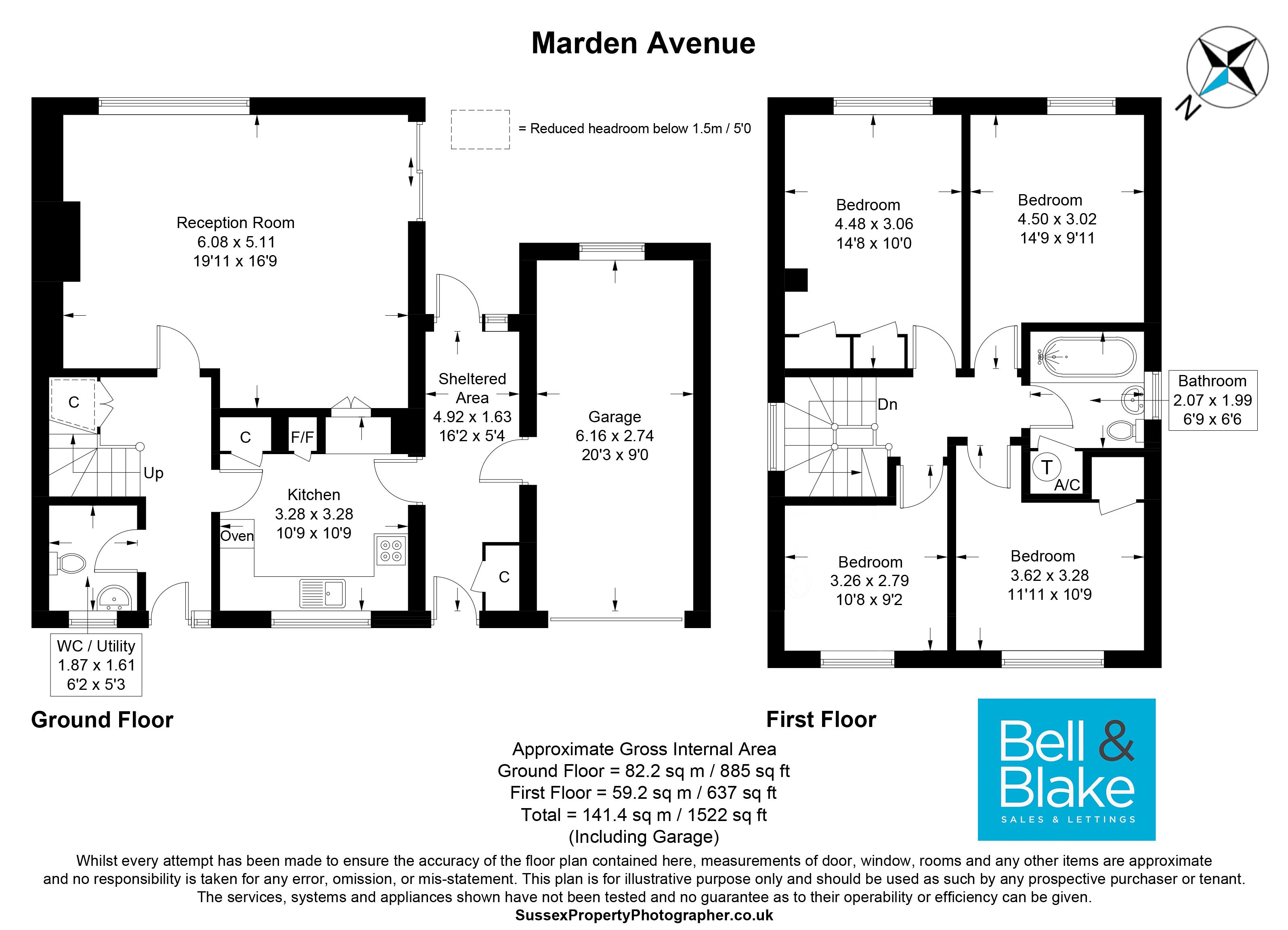11, Marden Avenue, Chichester floorplan