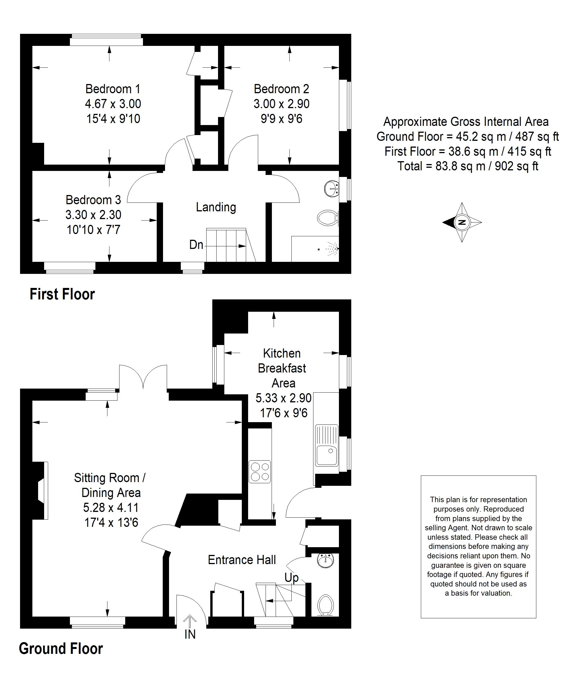 3 Bedrooms Semi-detached house for sale in Hornhatch, Chilworth, Guildford GU4