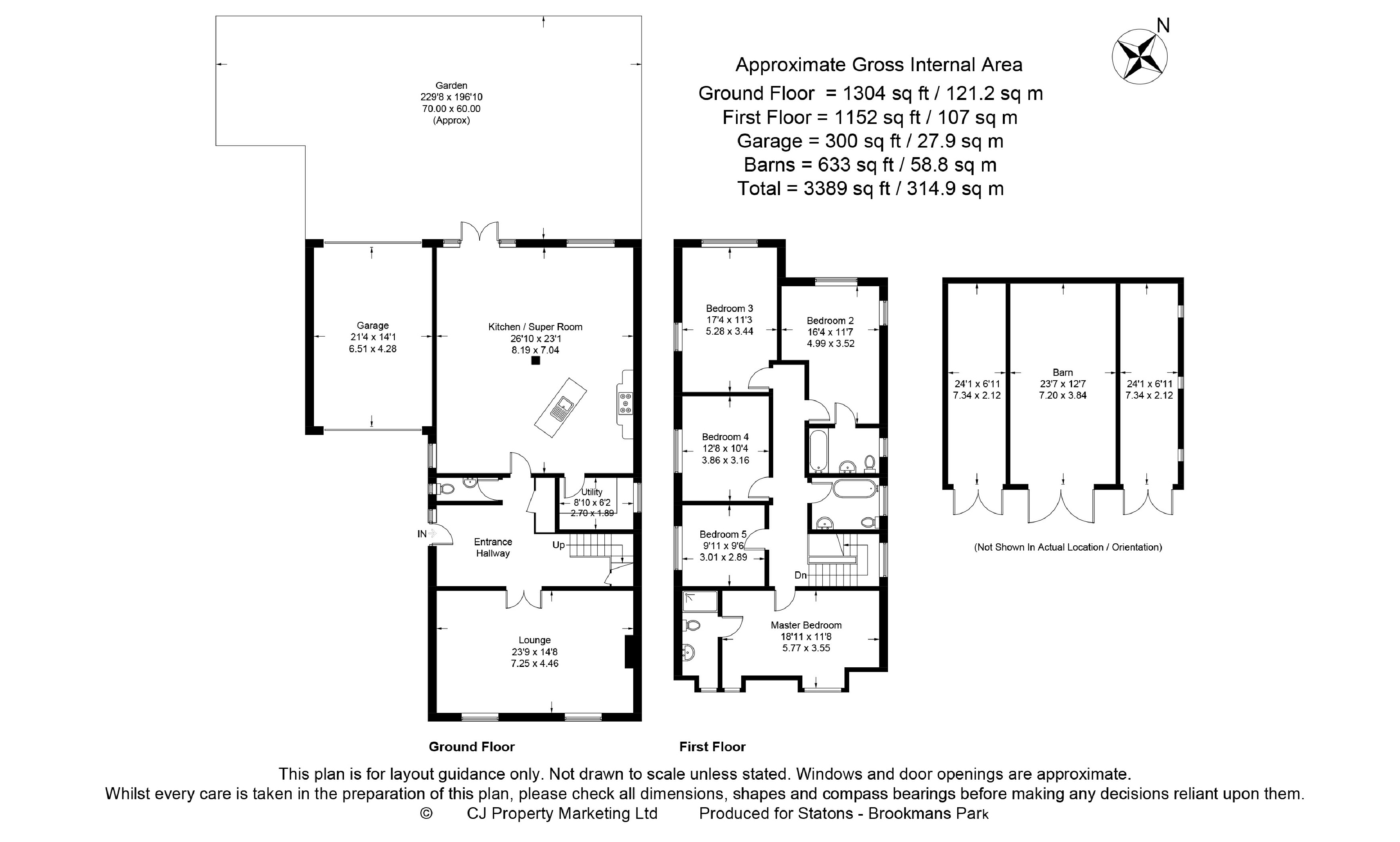 5 Bedrooms Detached house for sale in Nursery Road, Nazeing, Essex EN9