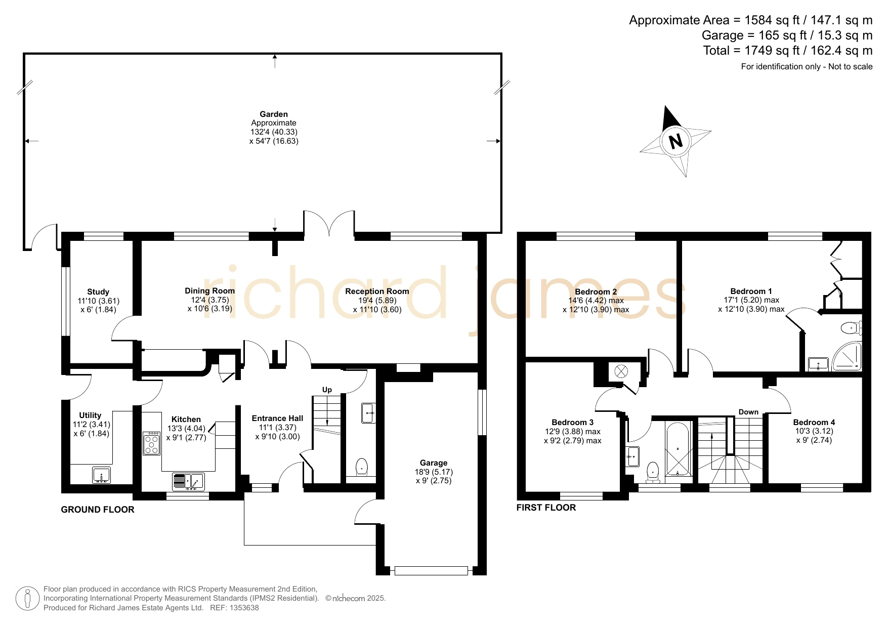45, The Street, Liddington floorplan