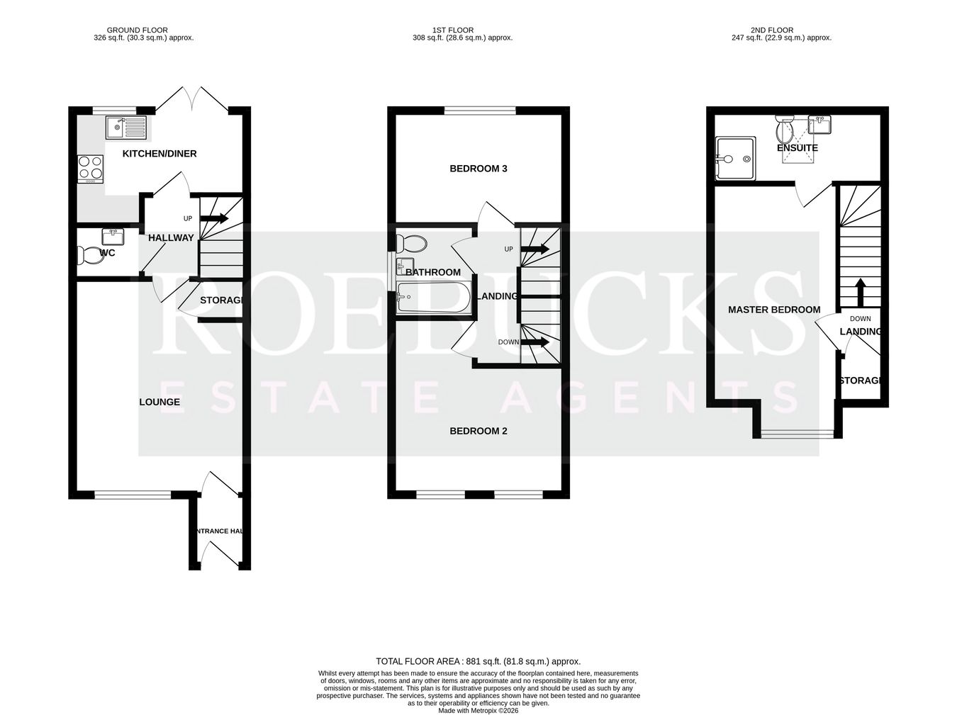 8, Willow Walk, Barnsley floorplan