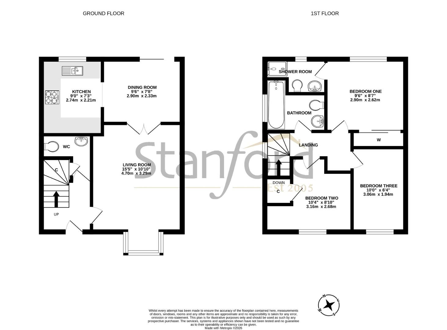 31, Epsom Close, Eastleigh floorplan